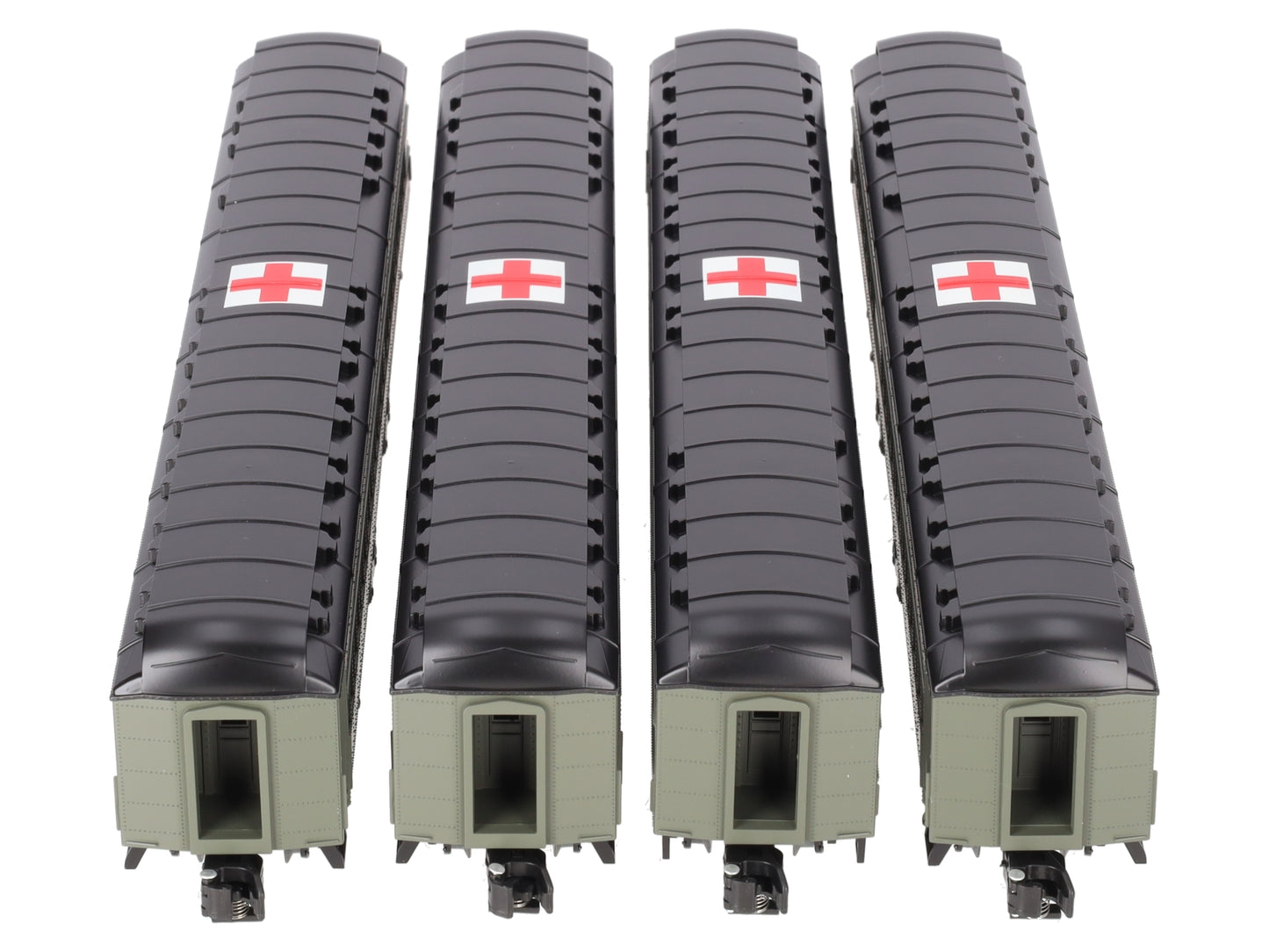 Lionel 2119310 S American Flyer US Army Hospital Car Pack (Pack of 4)