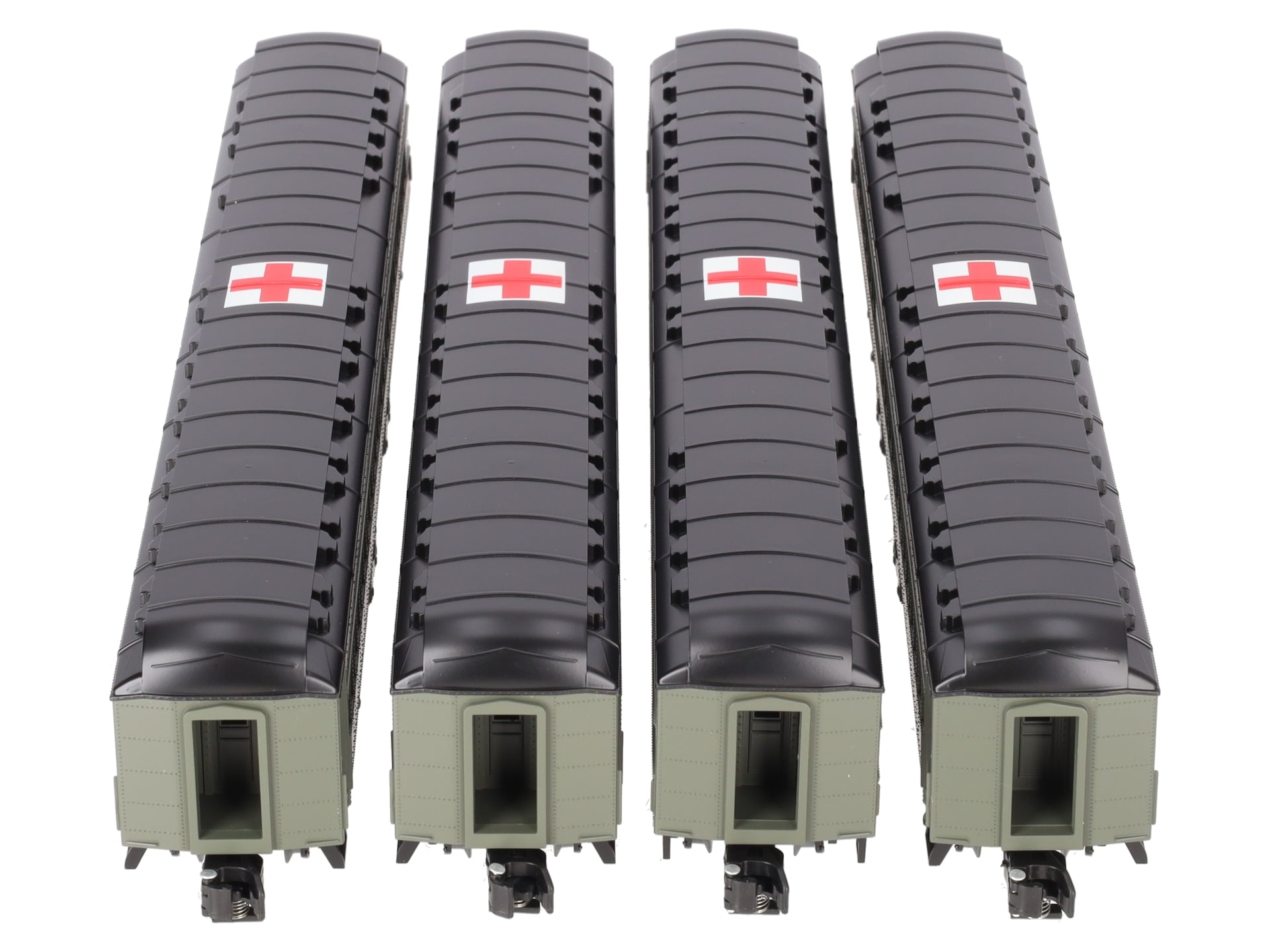 Lionel 2119310 S American Flyer US Army Hospital Car Pack (Pack of 4)