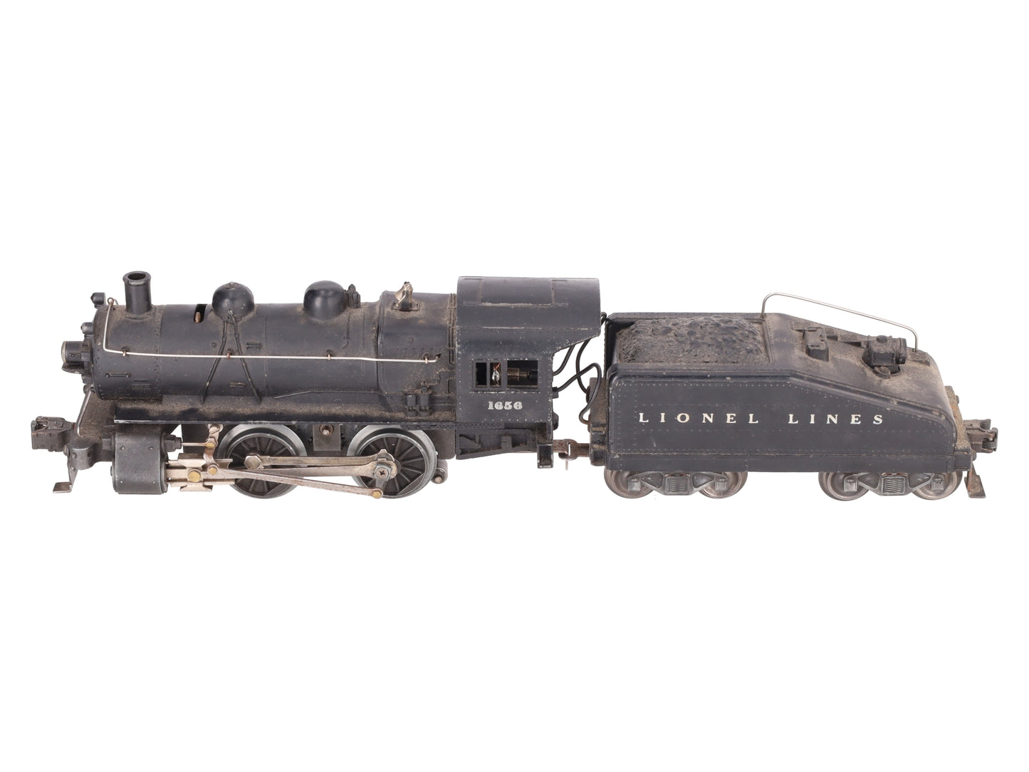 Lionel 1656 Vintage O Lionel Lines 0-4-0 Steam Locomotive & 2403B Tender w/Bell VG