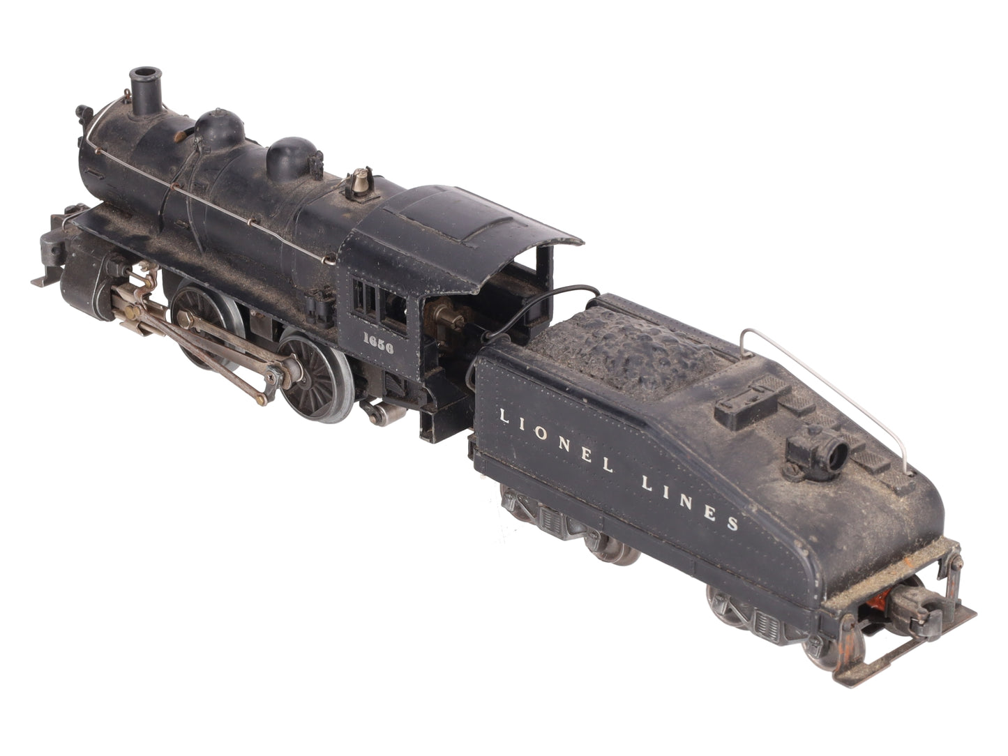 Lionel 1656 Vintage O Lionel Lines 0-4-0 Steam Locomotive & 2403B Tender w/Bell VG