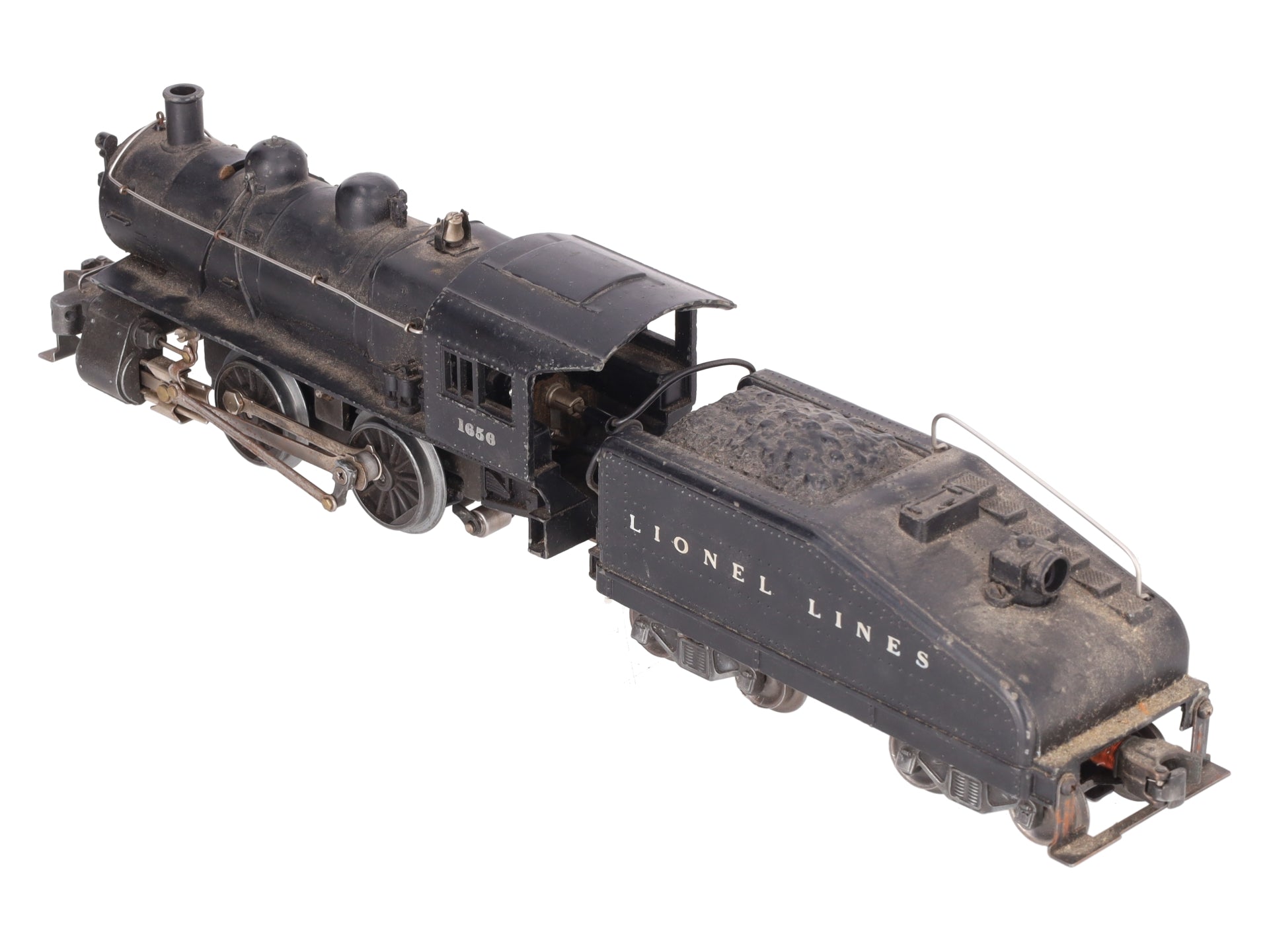 Lionel 1656 Vintage O Lionel Lines 0-4-0 Steam Locomotive & 2403B Tender w/Bell VG