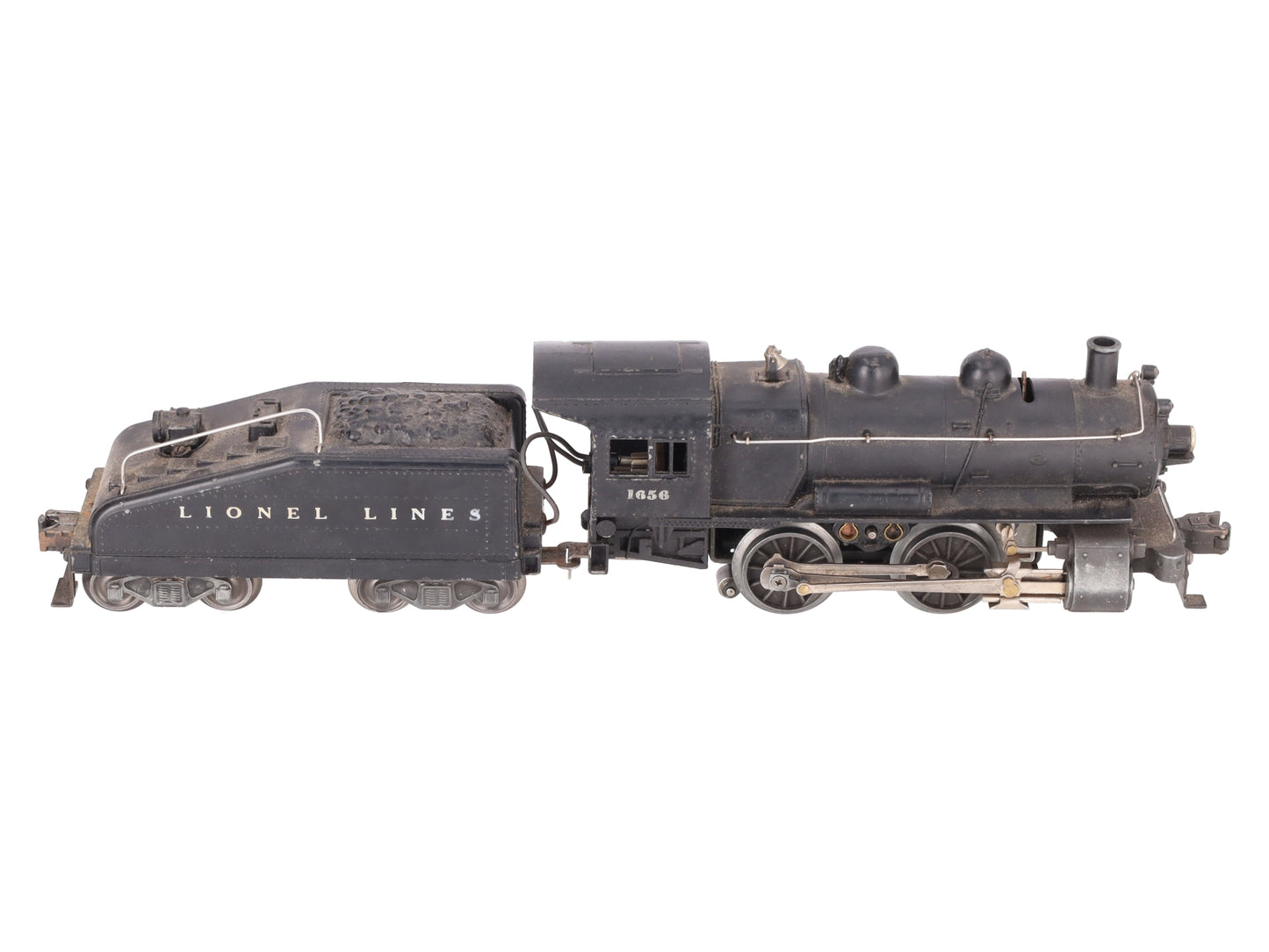 Lionel 1656 Vintage O Lionel Lines 0-4-0 Steam Locomotive & 2403B Tender w/Bell VG