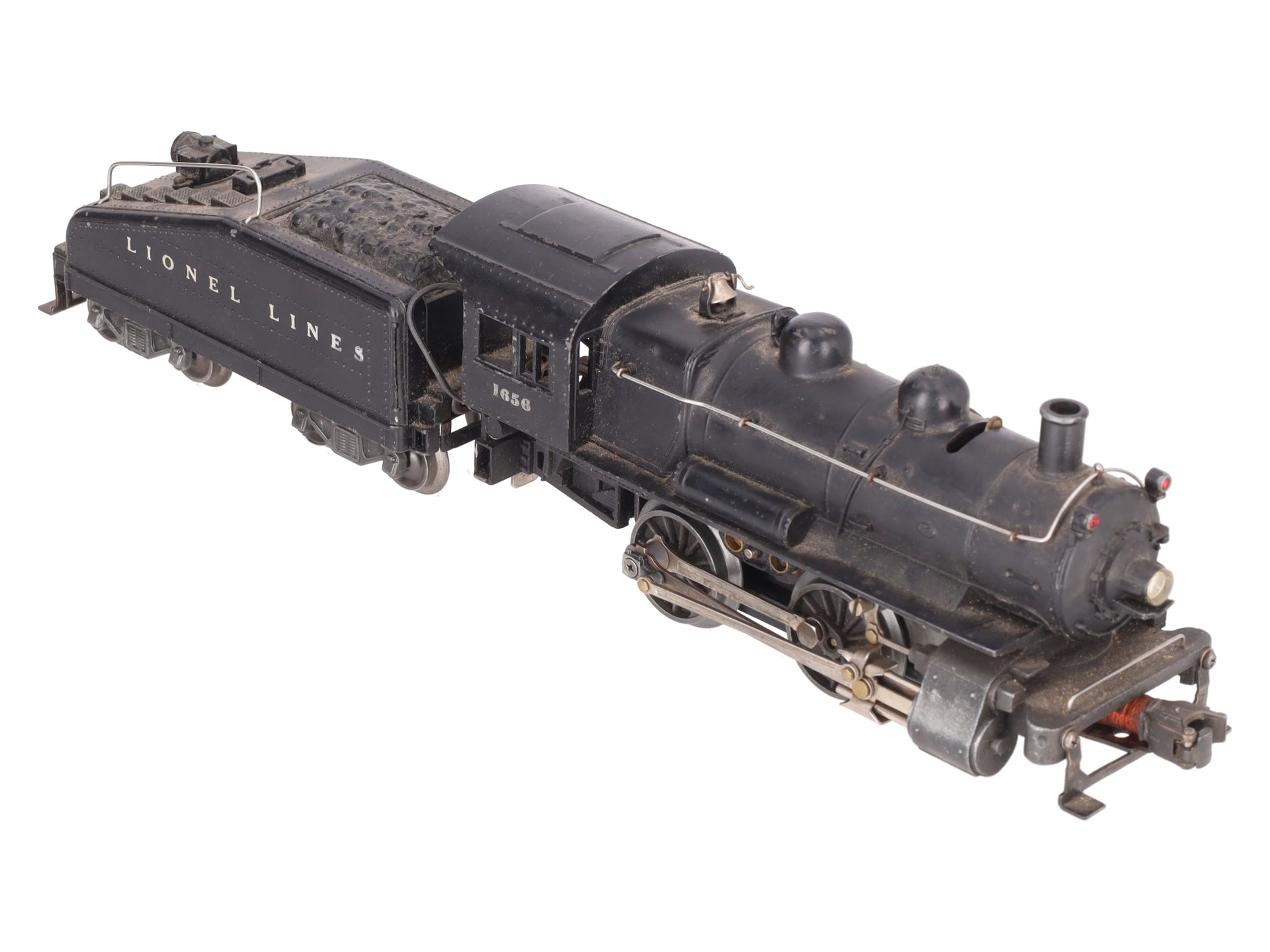 Lionel 1656 Vintage O Lionel Lines 0-4-0 Steam Locomotive & 2403B Tender w/Bell VG