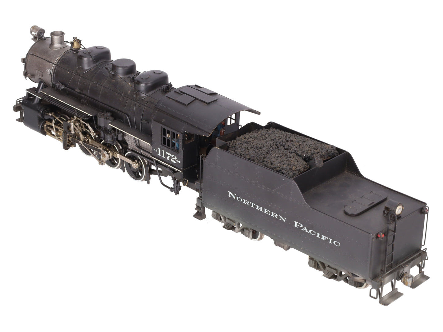 US Hobbies O 2-Rail Brass Northern Pacific 0-8-0 Steam Locomotive & Tender #1172 EX