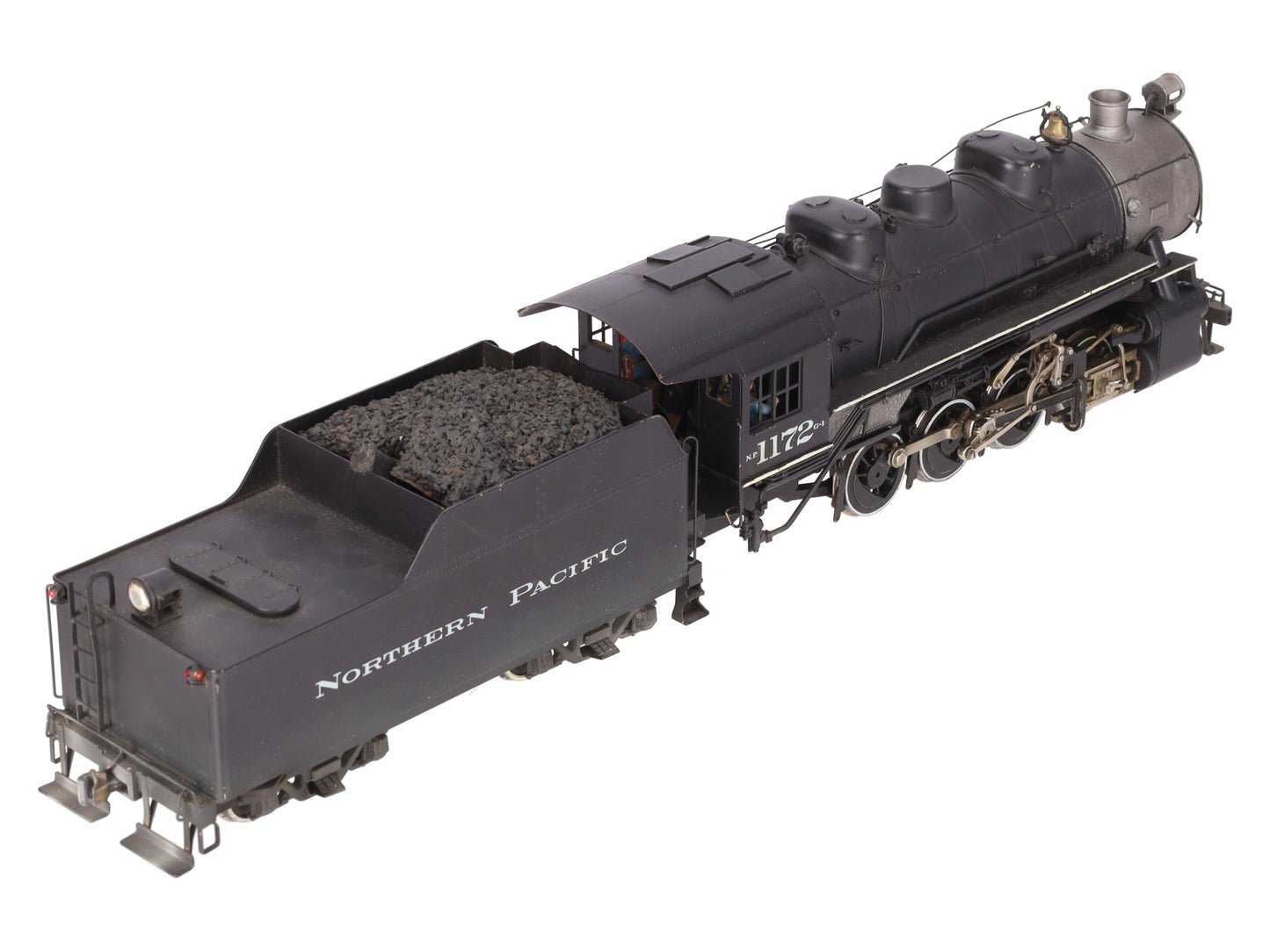 US Hobbies O 2-Rail Brass Northern Pacific 0-8-0 Steam Locomotive & Tender #1172 EX
