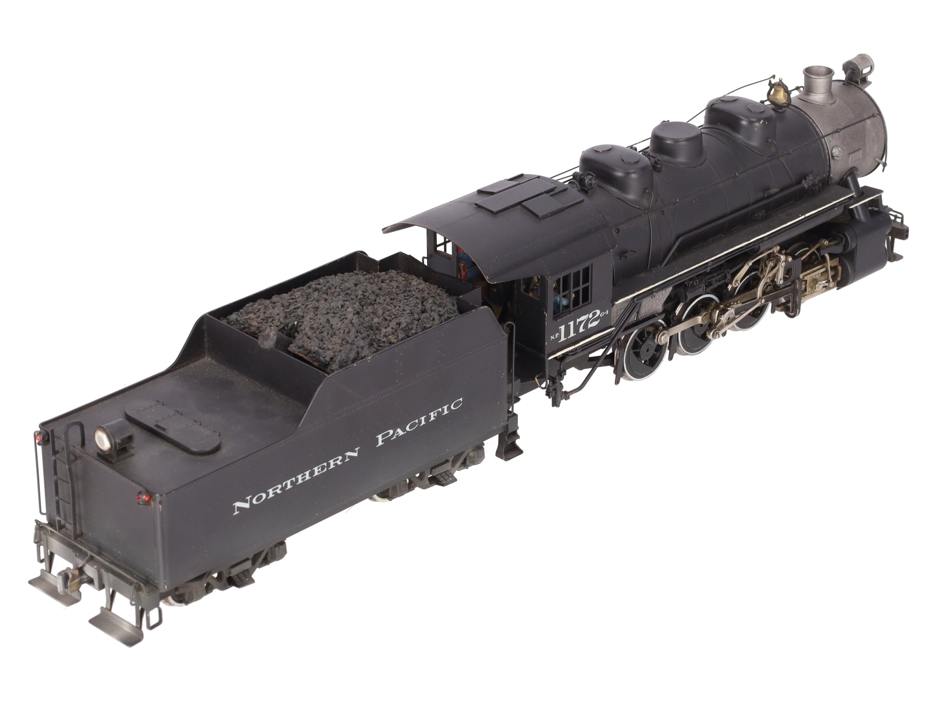US Hobbies O 2-Rail Brass Northern Pacific 0-8-0 Steam Locomotive & Tender #1172 EX