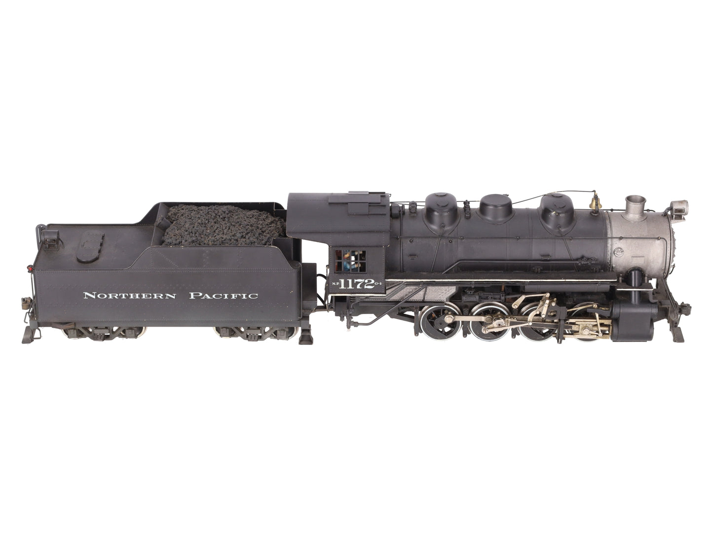US Hobbies O 2-Rail Brass Northern Pacific 0-8-0 Steam Locomotive & Tender #1172 EX