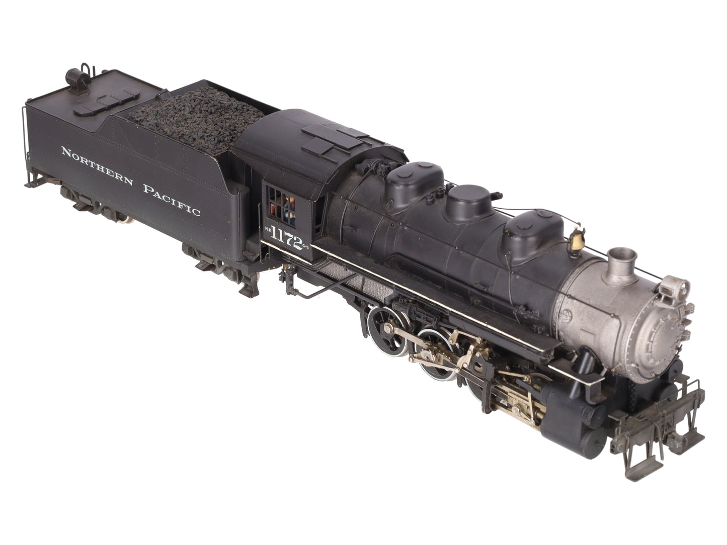 US Hobbies O 2-Rail Brass Northern Pacific 0-8-0 Steam Locomotive & Tender #1172 EX