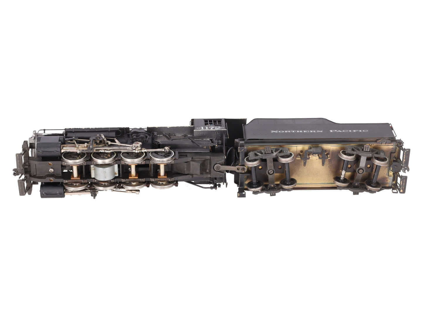 US Hobbies O 2-Rail Brass Northern Pacific 0-8-0 Steam Locomotive & Tender #1172 EX