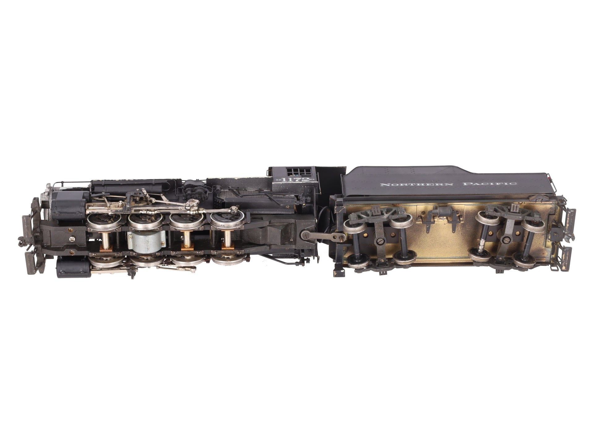 US Hobbies O 2-Rail Brass Northern Pacific 0-8-0 Steam Locomotive & Tender #1172 EX