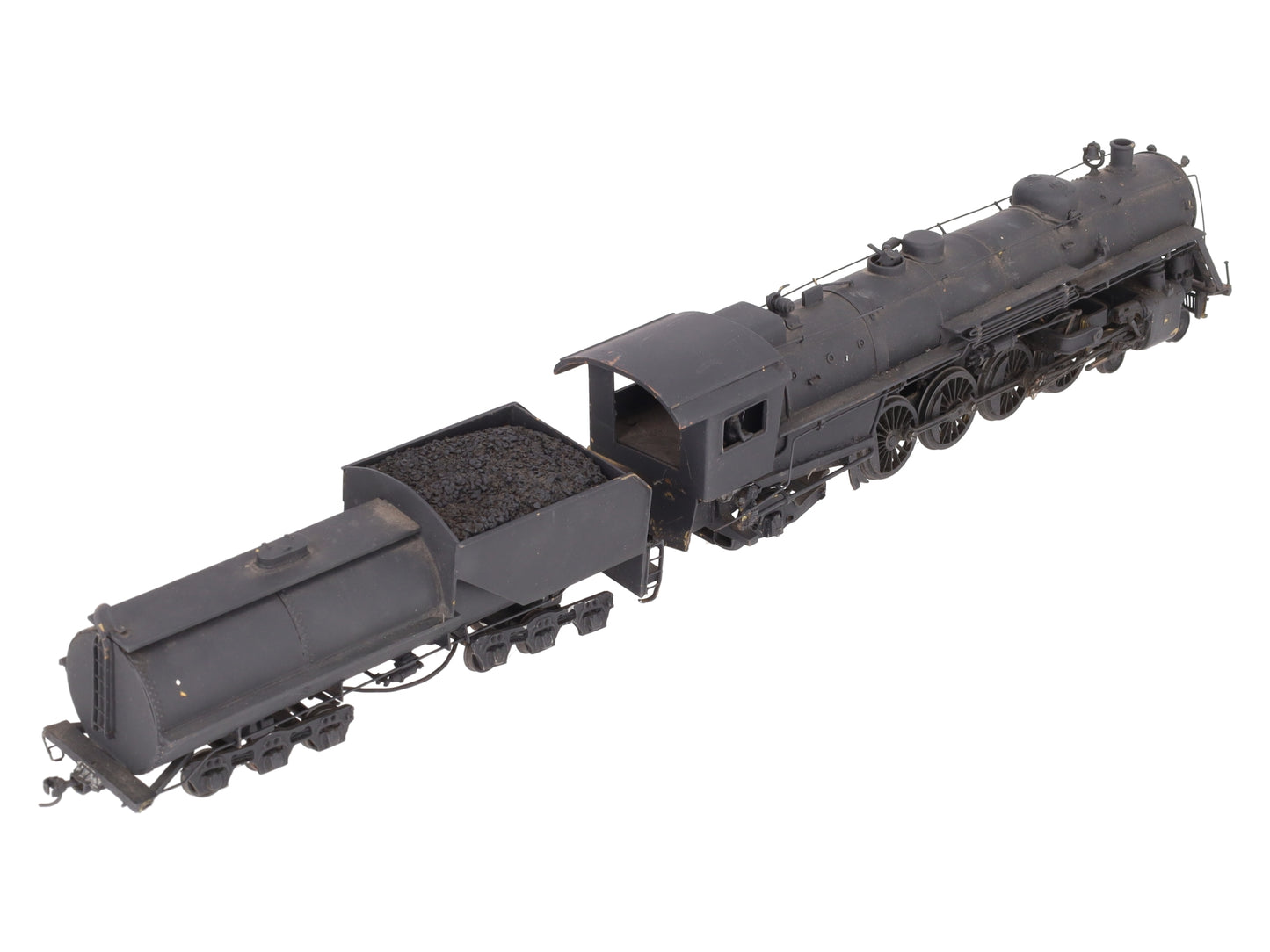 S Gauge BRASS Undecorated 4-8-2 Steam Locomotive