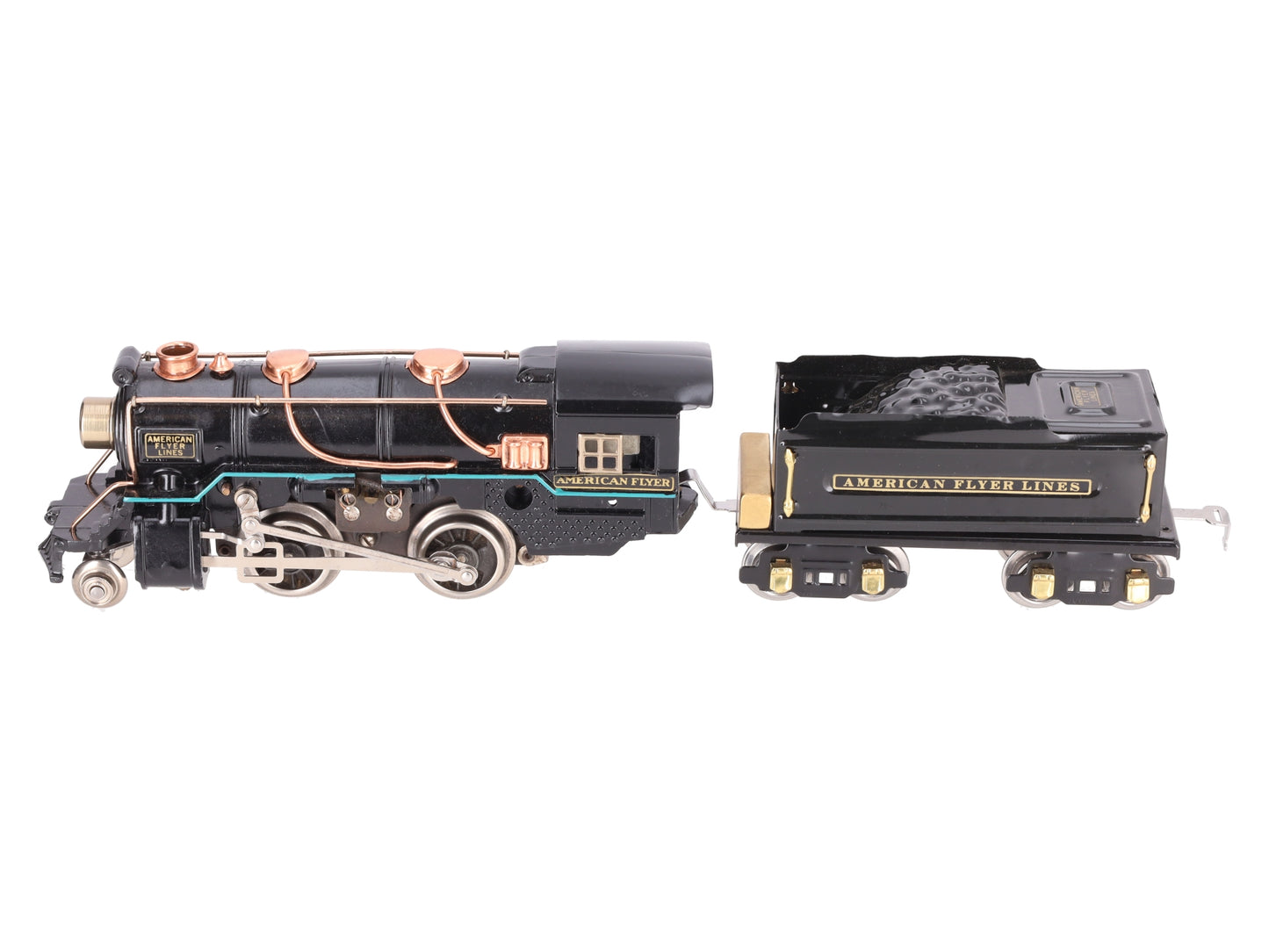 American Flyer 3322 Vintage O 2-4-2 Steam Engine & Tender