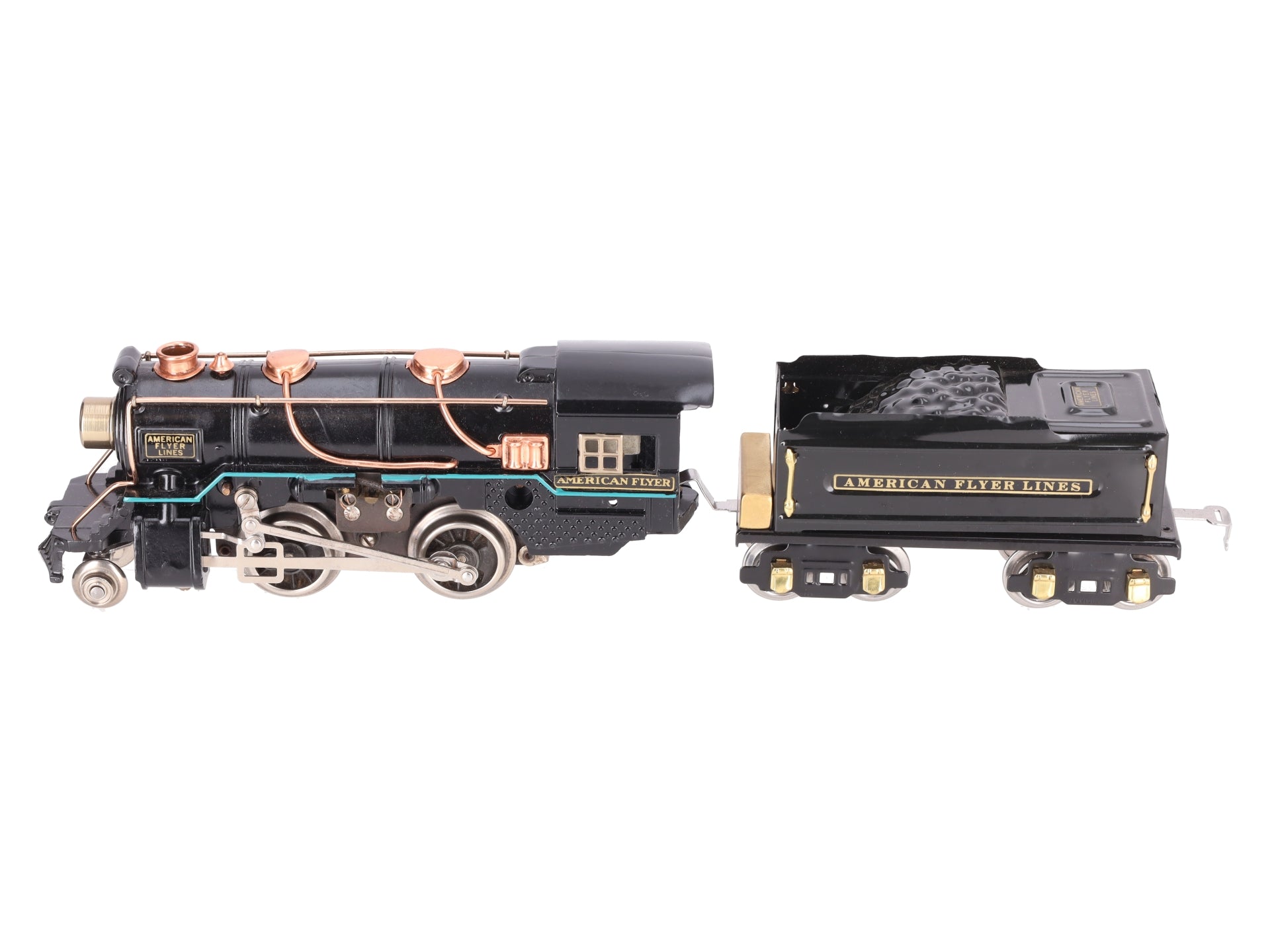 American Flyer 3322 Vintage O 2-4-2 Steam Engine & Tender