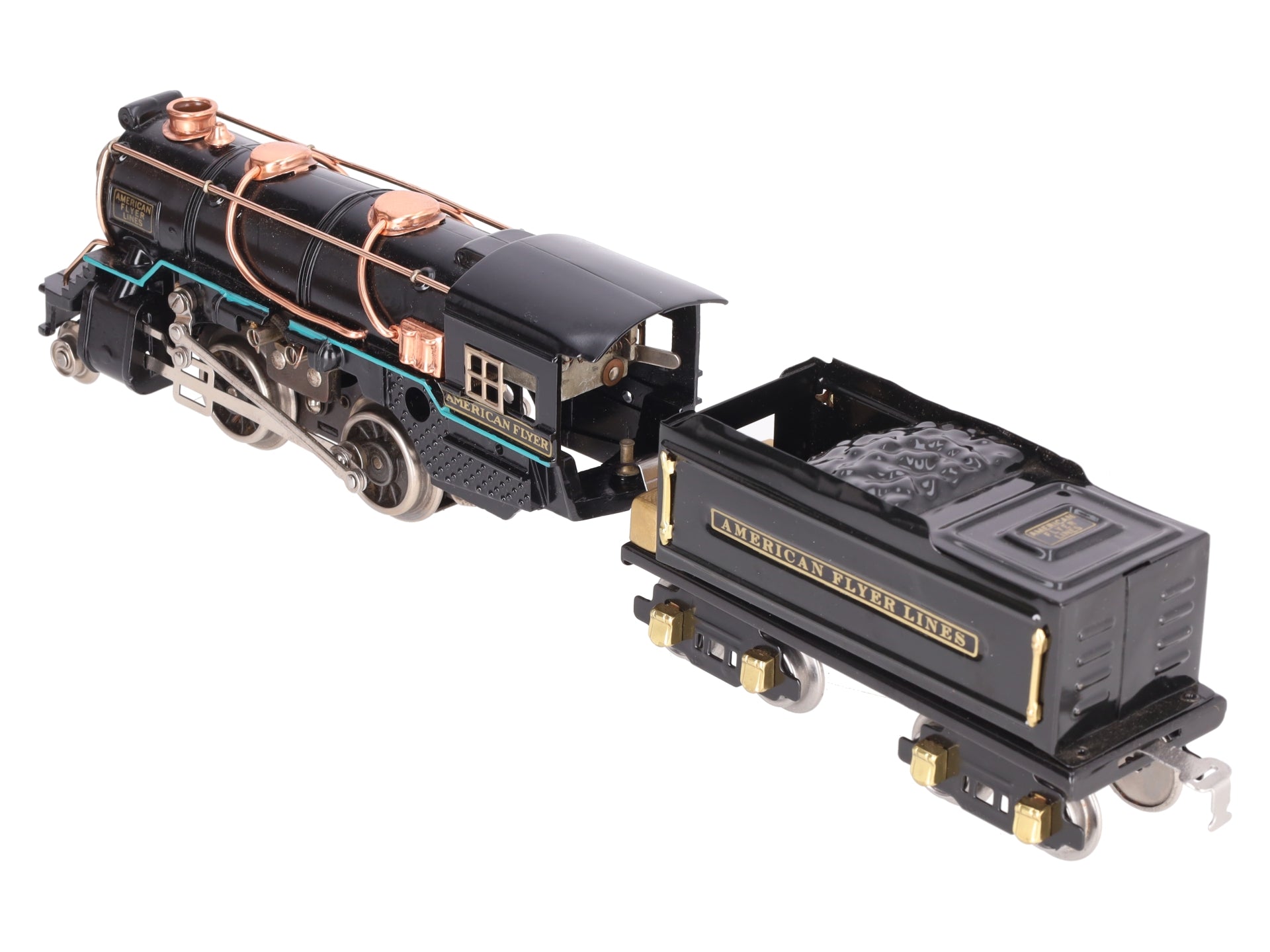 American Flyer 3322 Vintage O 2-4-2 Steam Engine & Tender