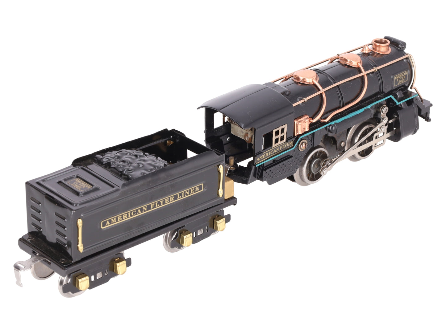 American Flyer 3322 Vintage O 2-4-2 Steam Engine & Tender