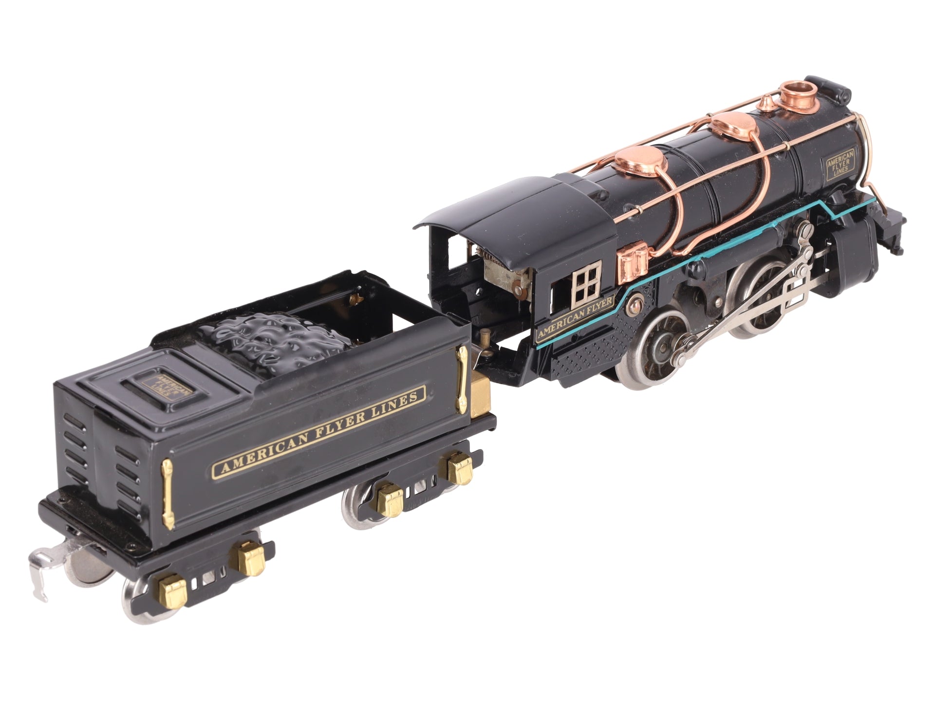 American Flyer 3322 Vintage O 2-4-2 Steam Engine & Tender
