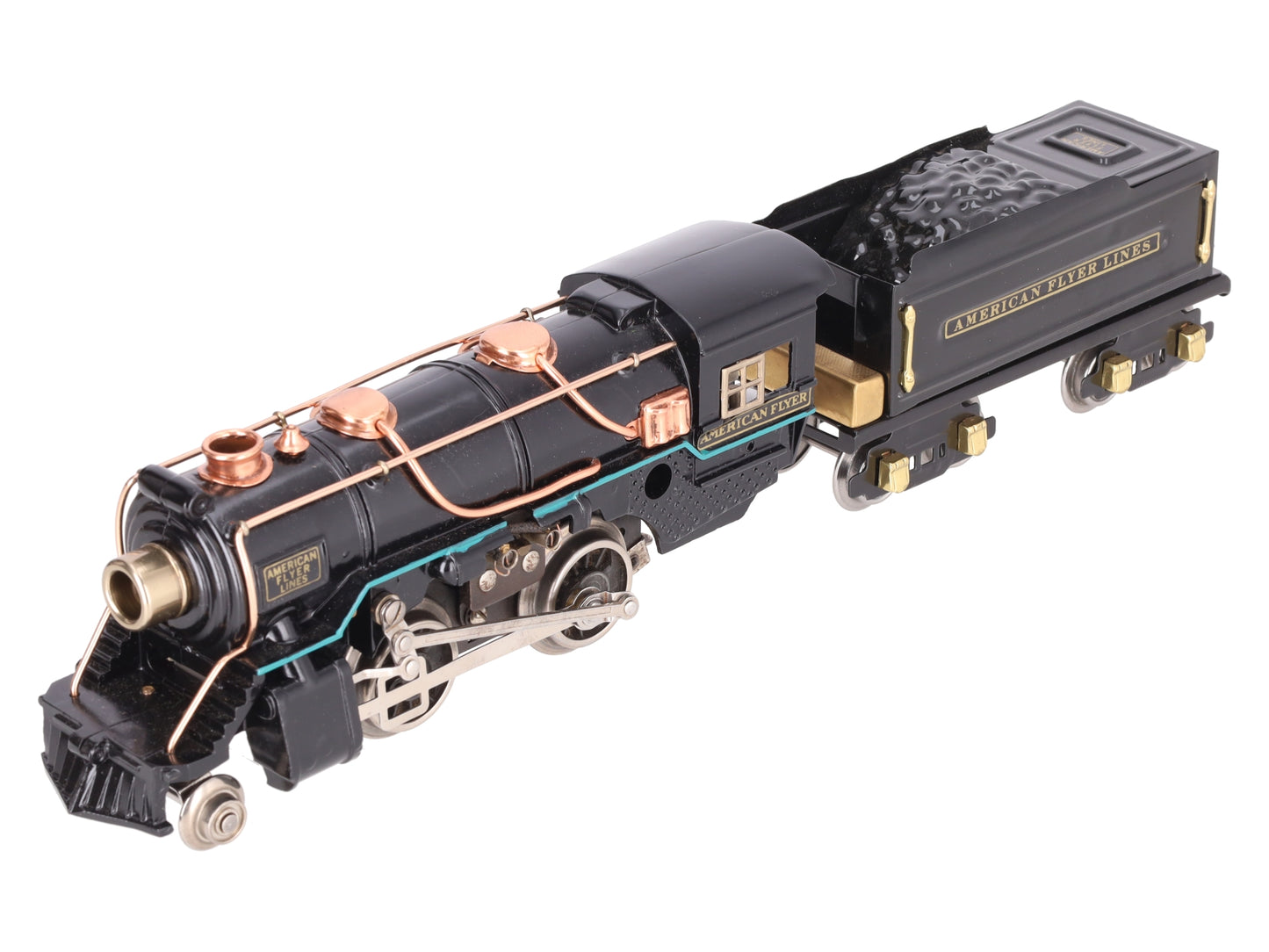 American Flyer 3322 Vintage O 2-4-2 Steam Engine & Tender