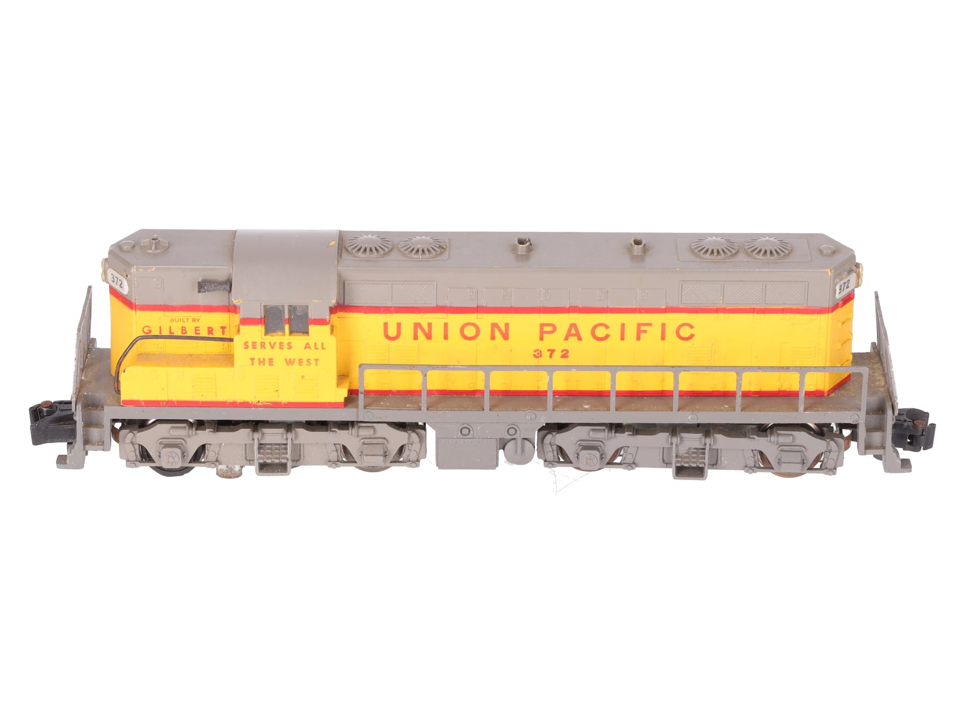 American Flyer 372 Vintage S Union Pacific GP-7 Powered Diesel Locomotive VG/Box