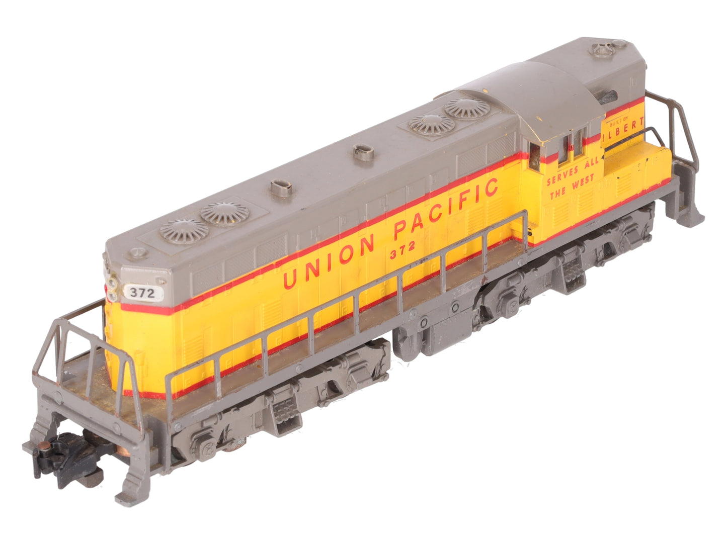 American Flyer 372 Vintage S Union Pacific GP-7 Powered Diesel Locomotive VG/Box