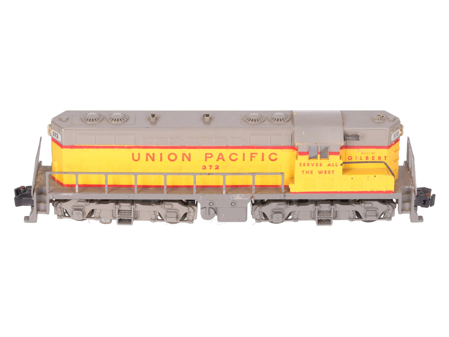 American Flyer 372 Vintage S Union Pacific GP-7 Powered Diesel Locomotive VG/Box