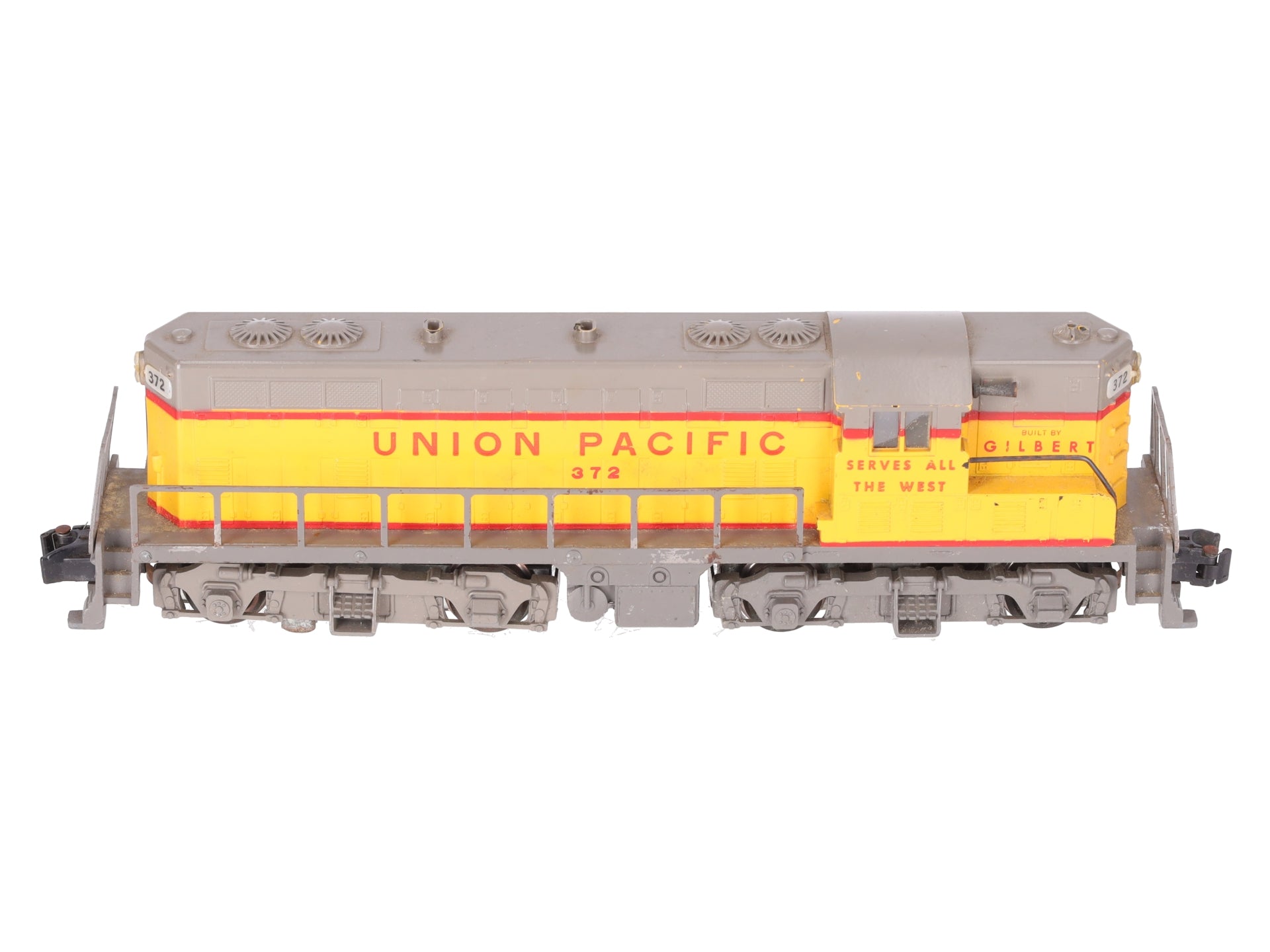 American Flyer 372 Vintage S Union Pacific GP-7 Powered Diesel Locomotive VG/Box