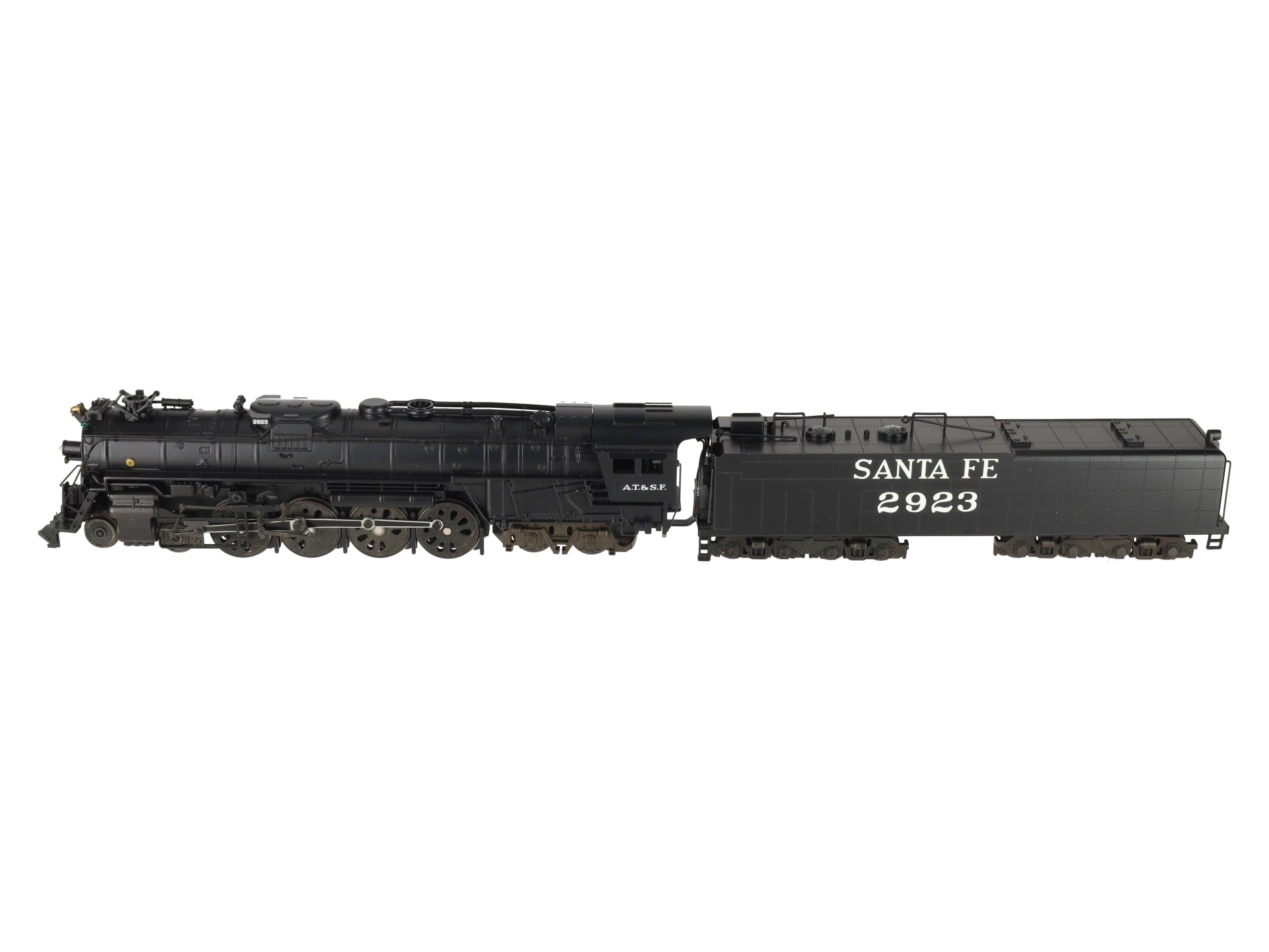 American Models S Scale Santa Fe A.T.S.F 4-8-4 Northern Steam Locomotive #2923 EX/Box