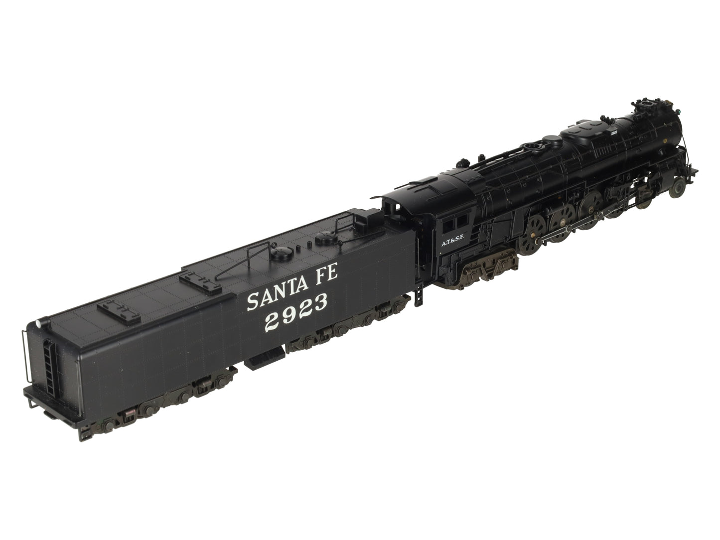 American Models S Scale Santa Fe A.T.S.F 4-8-4 Northern Steam Locomotive #2923 EX/Box