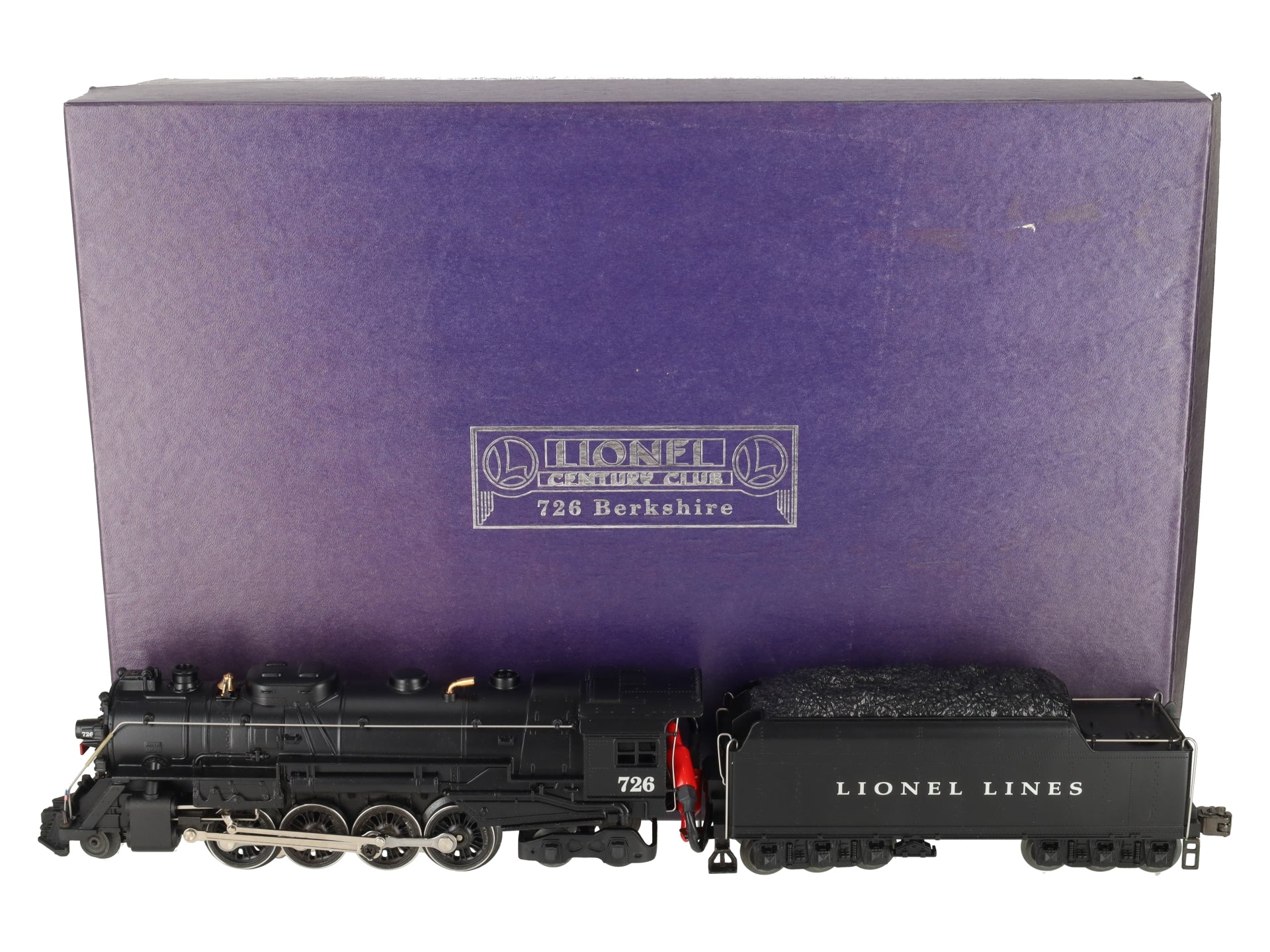 Lionel 6-18053 O Gauge Century Club Berkshire 2-8-4 Steam Loco & Tender #726 LN/Box