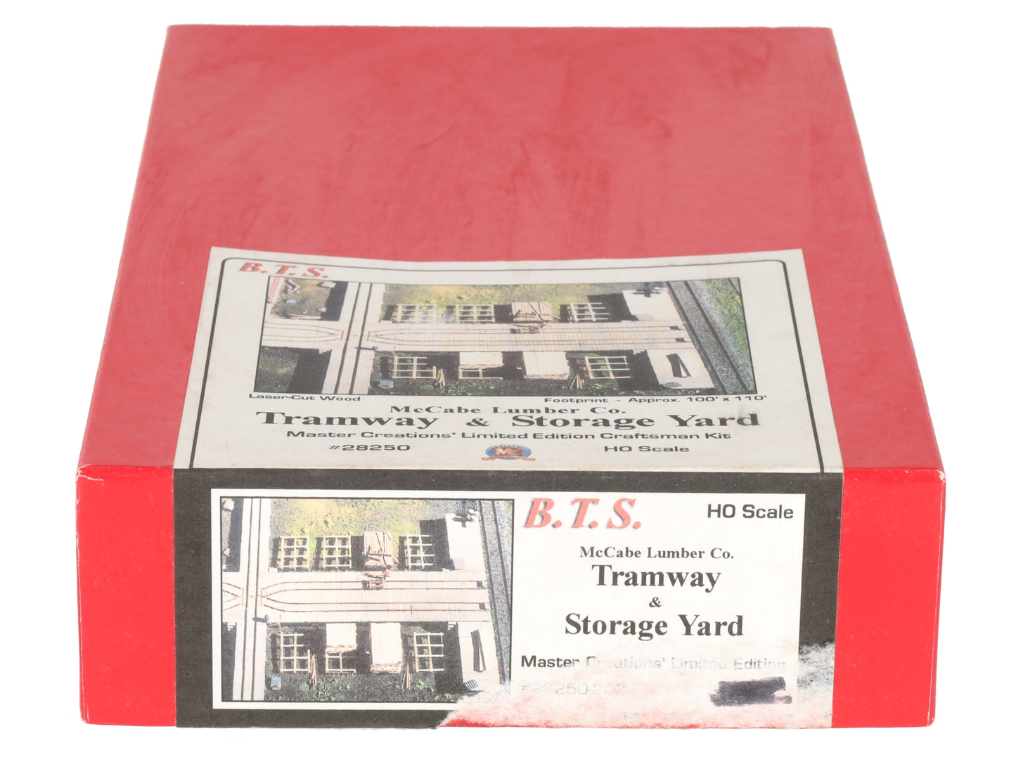 BTS 28250 HO Scale McCabe Lumber Co. Tramway & Storage Yard Laser-Cut Model Kit EX/Box