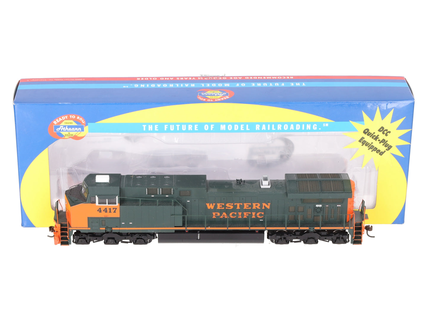 Athearn 78837 HO Scale Western Pacific AC4400 Diesel Locomotive #4417 EX/Box