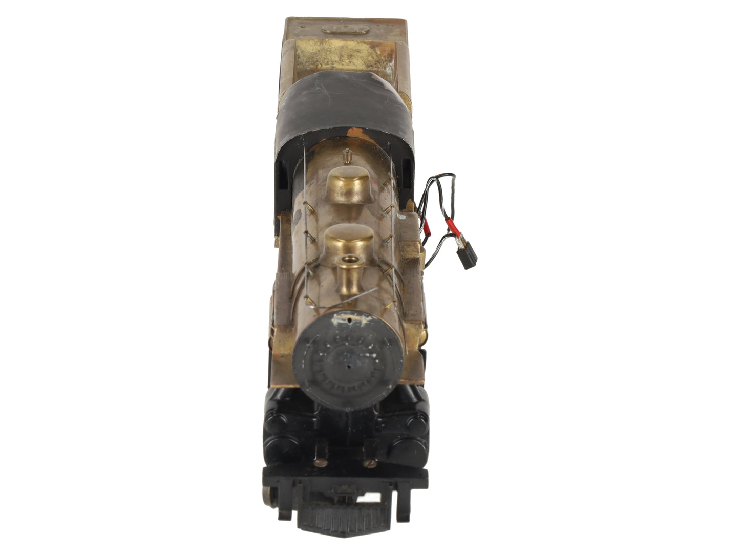 Generic Brass S Scale 2-8-0 Steam Locomotive & Tender VG