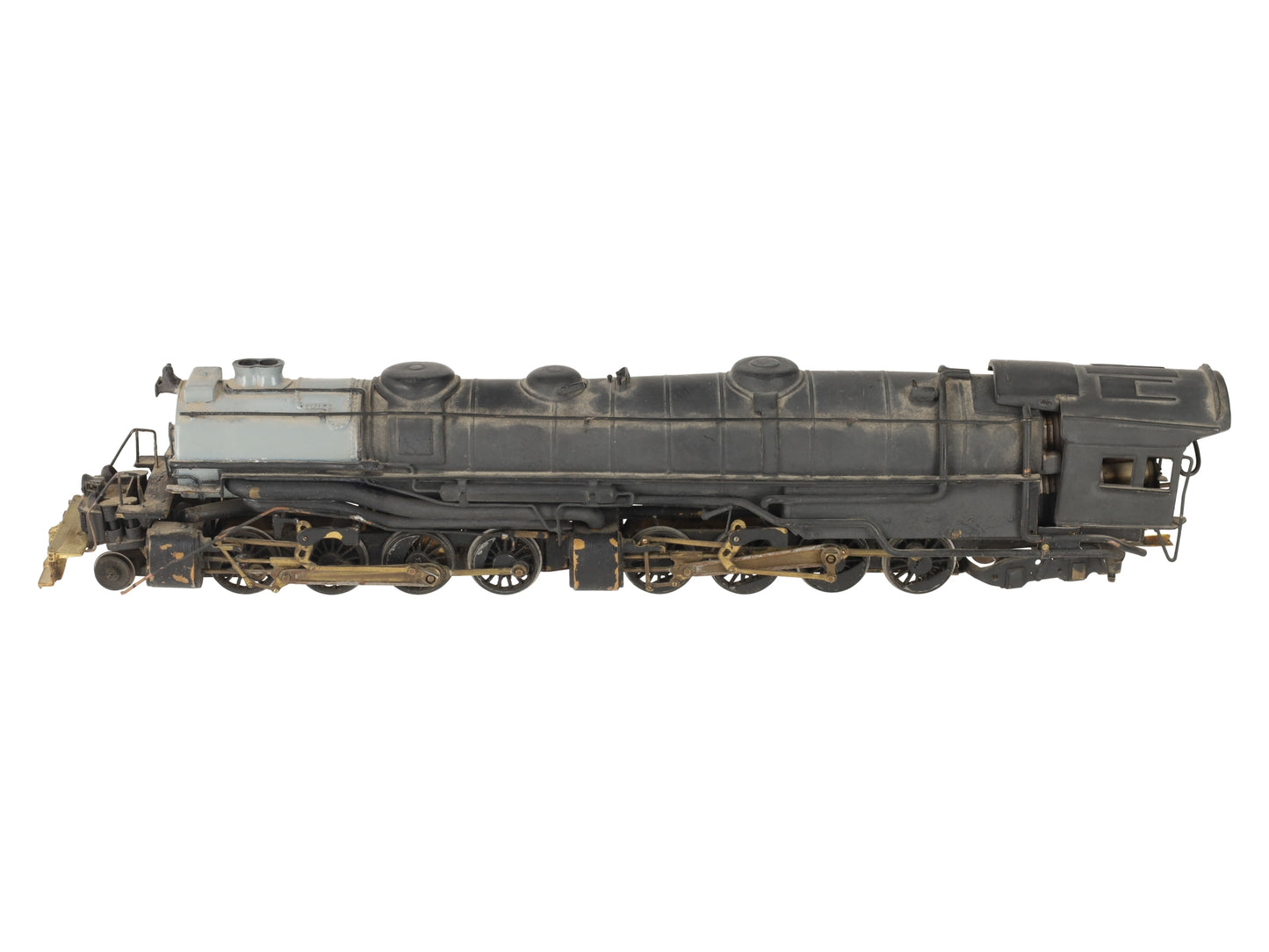 S Gauge BRASS Undecorated Steam Locomotive VG
