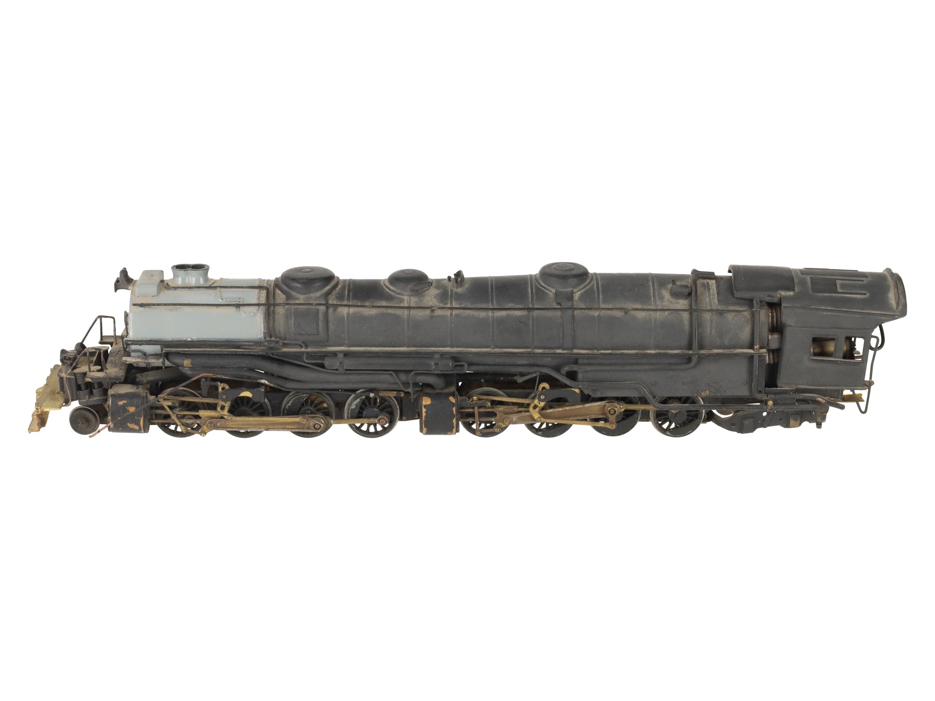 S Gauge BRASS Undecorated Steam Locomotive VG