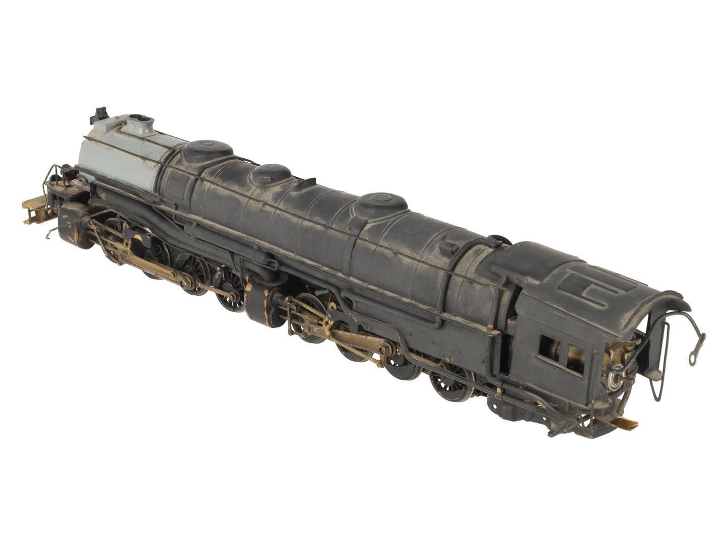 S Gauge BRASS Undecorated Steam Locomotive VG