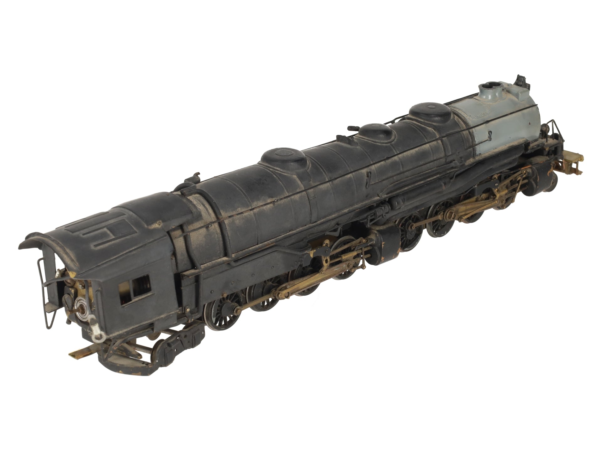 S Gauge BRASS Undecorated Steam Locomotive VG