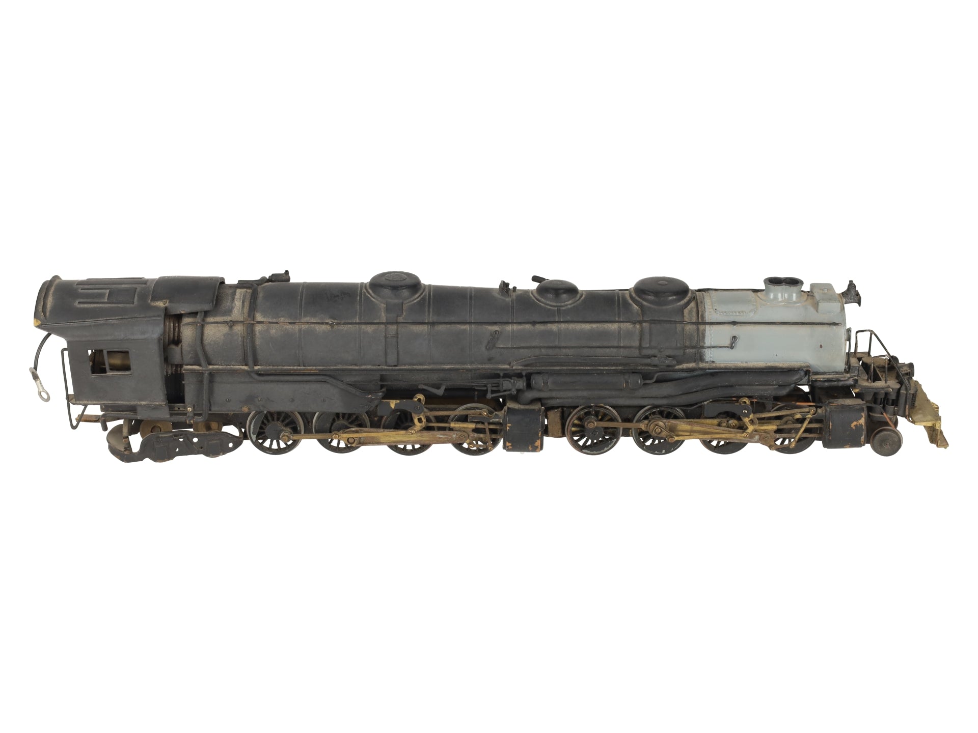 S Gauge BRASS Undecorated Steam Locomotive VG