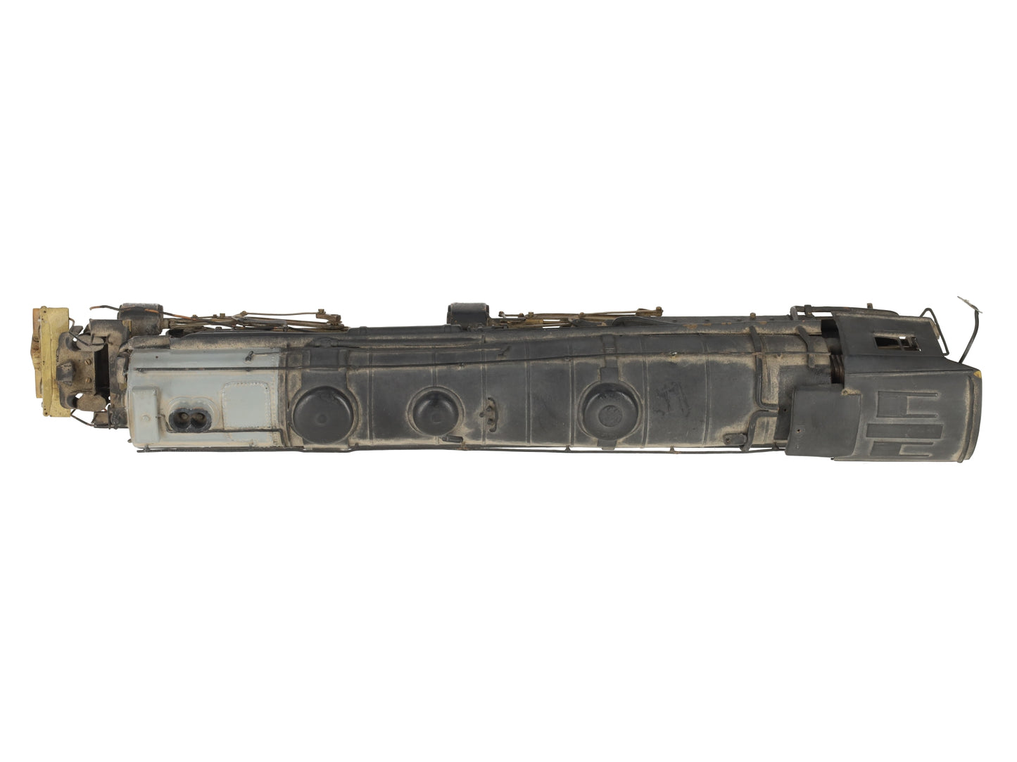 S Gauge BRASS Undecorated Steam Locomotive VG