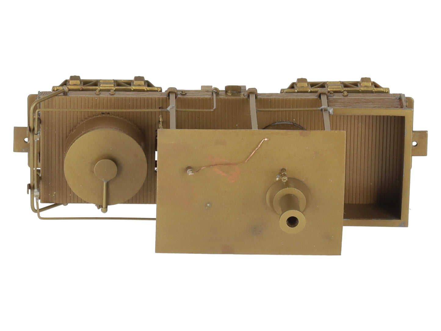 NWSL HO BRASS Class "A" Climax 12 Ton Vertical Boiler -Unpainted EX/Box