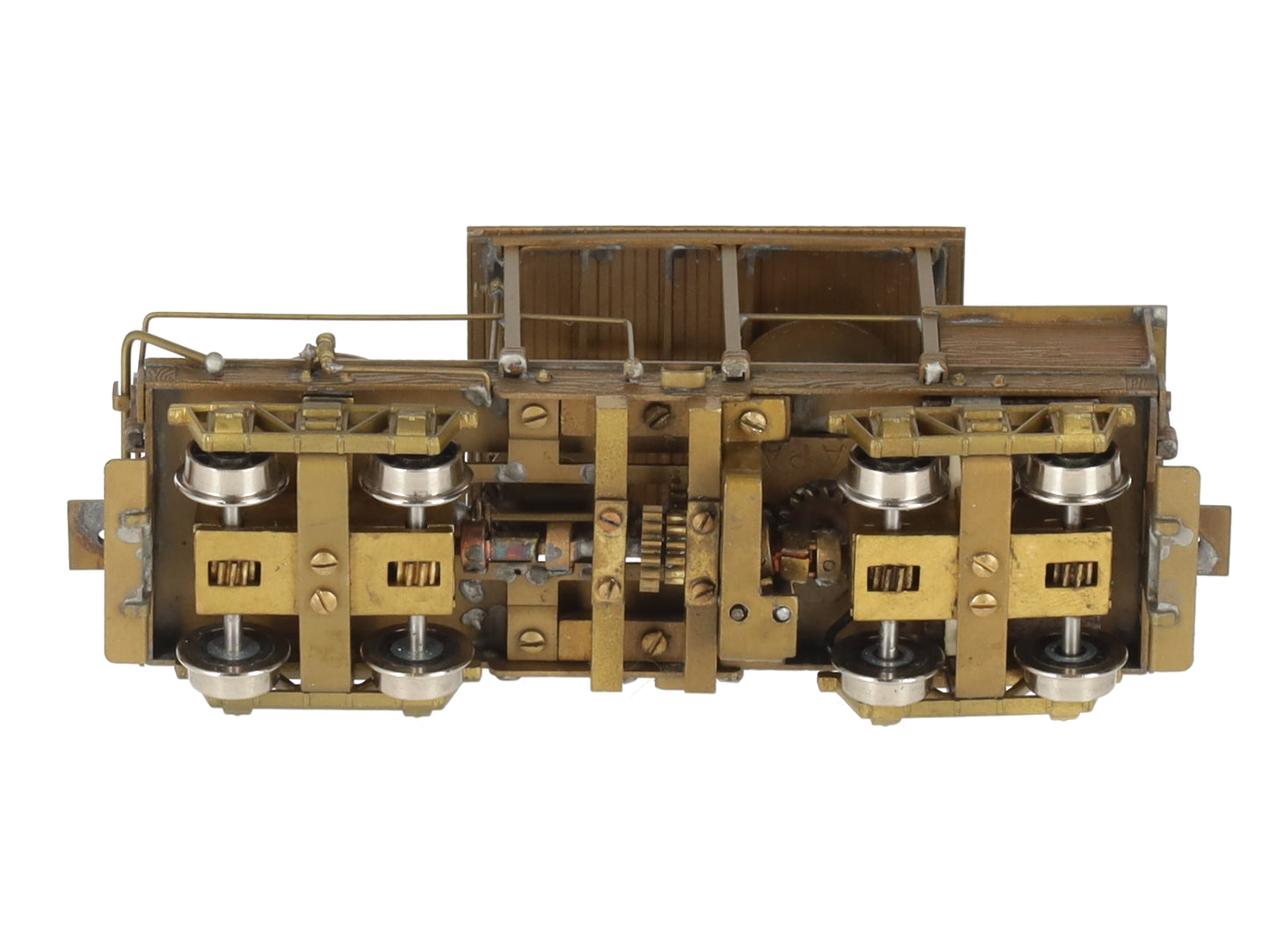 NWSL HO BRASS Class "A" Climax 12 Ton Vertical Boiler -Unpainted EX/Box