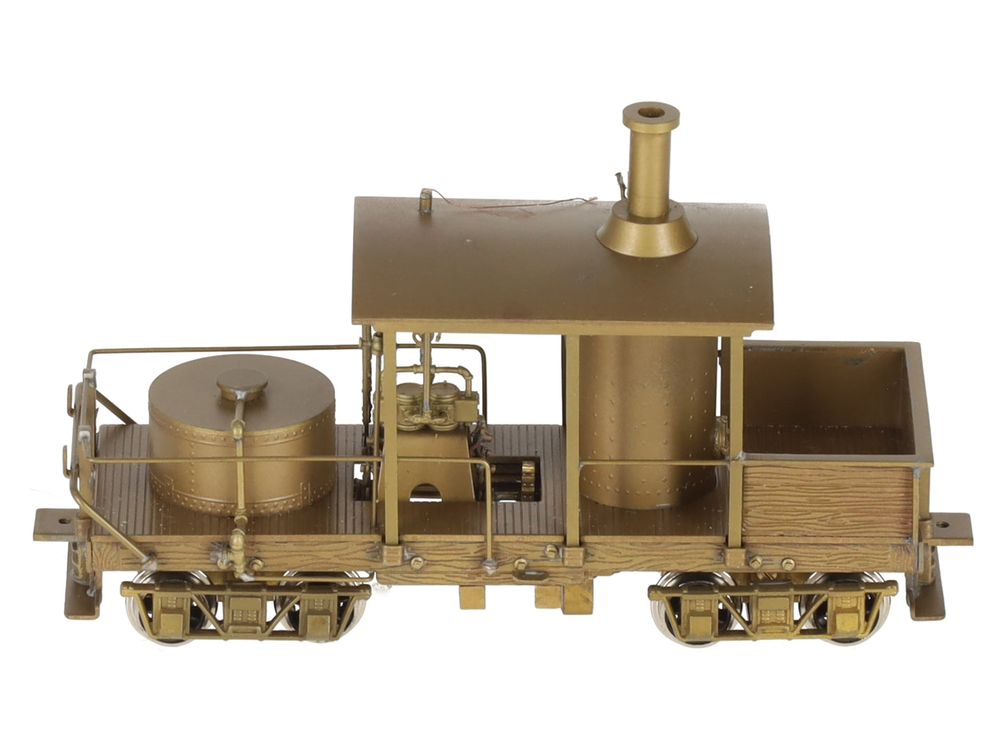 NWSL HO BRASS Class "A" Climax 12 Ton Vertical Boiler -Unpainted EX/Box