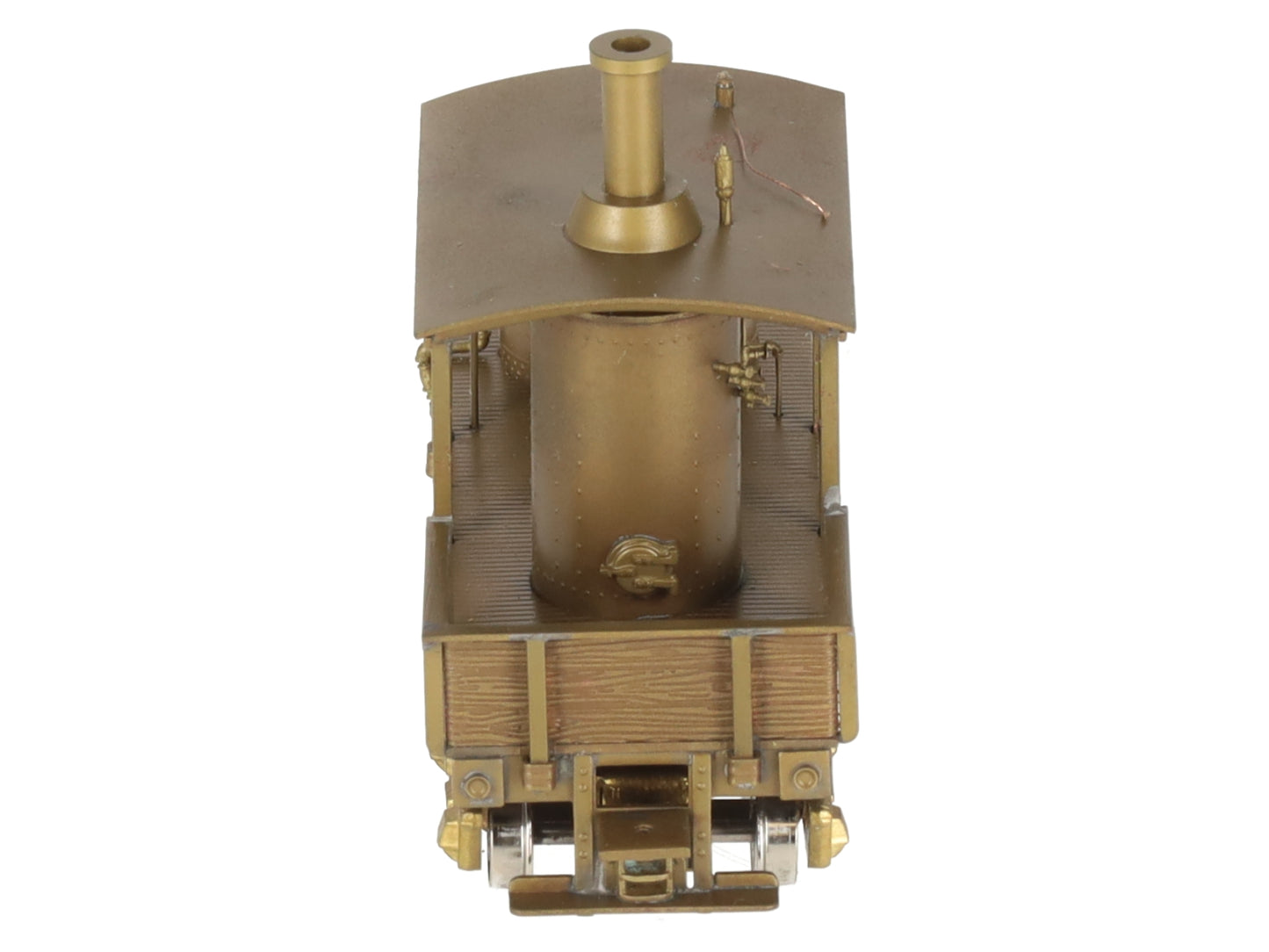 NWSL HO BRASS Class "A" Climax 12 Ton Vertical Boiler -Unpainted EX/Box