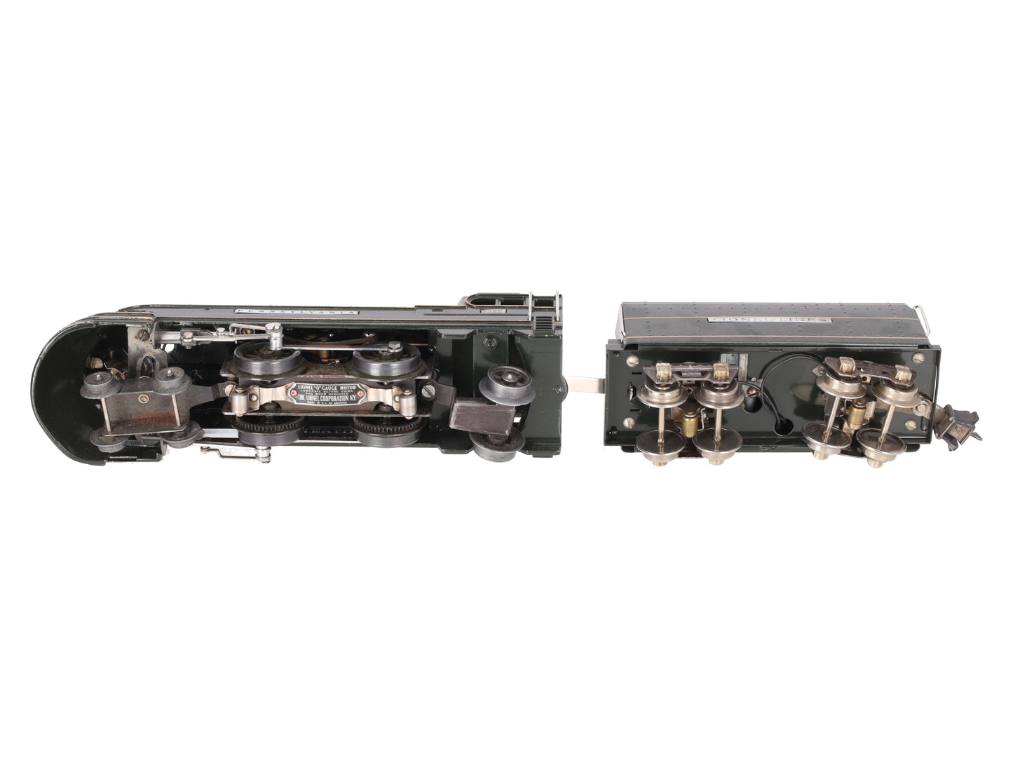 Lionel 238E Vintage O Pennsylvania Torpedo Steam Locomotive & Tender - Repainted