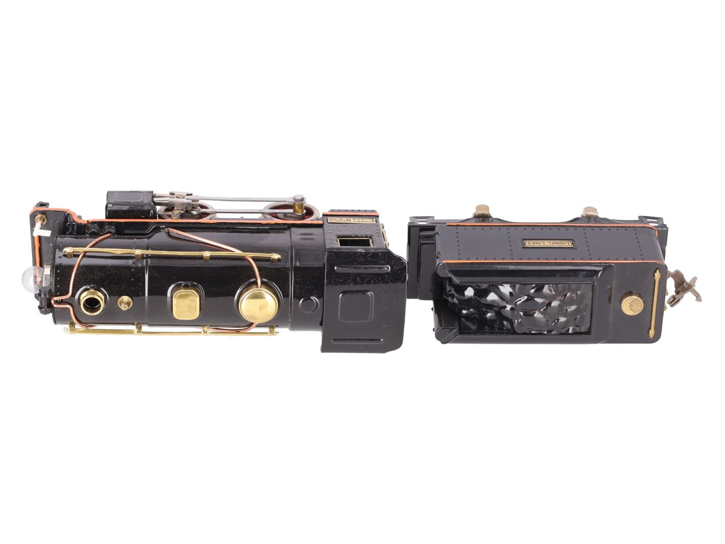 Lionel 258 Vintage O Prewar Tinplate 2-4-0 Steam Locomotive & Tender - Repainted