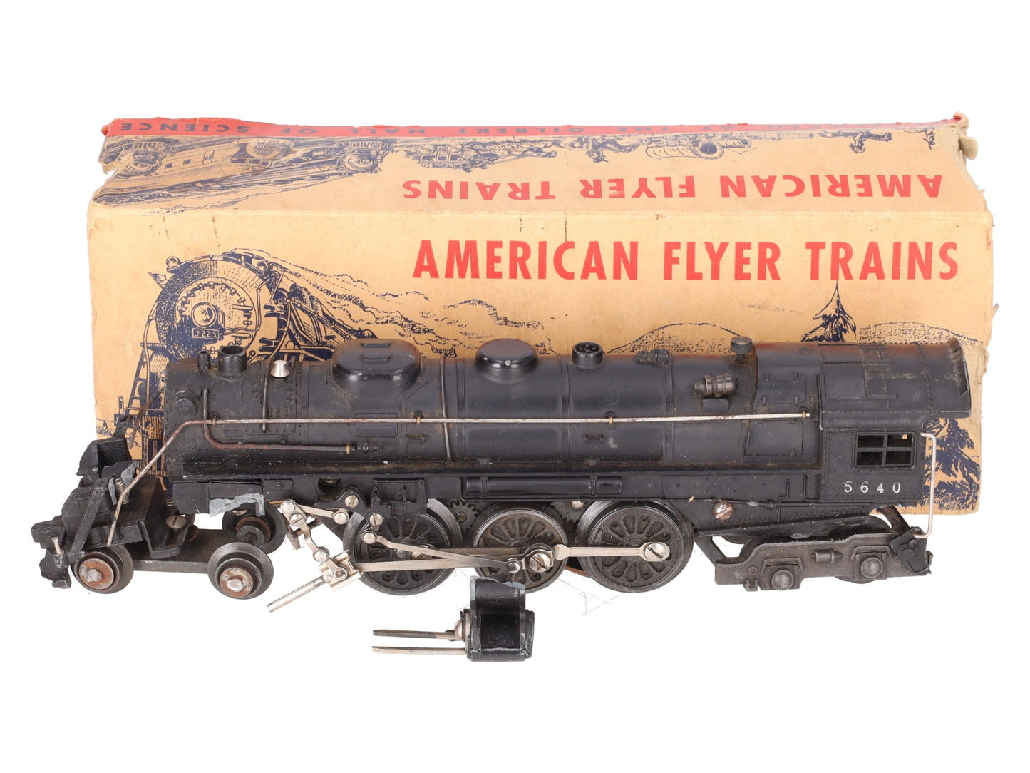 American Flyer 5640 Vintage O NYC 4-6-4 Hudson Steam Locomotive #5640/Box