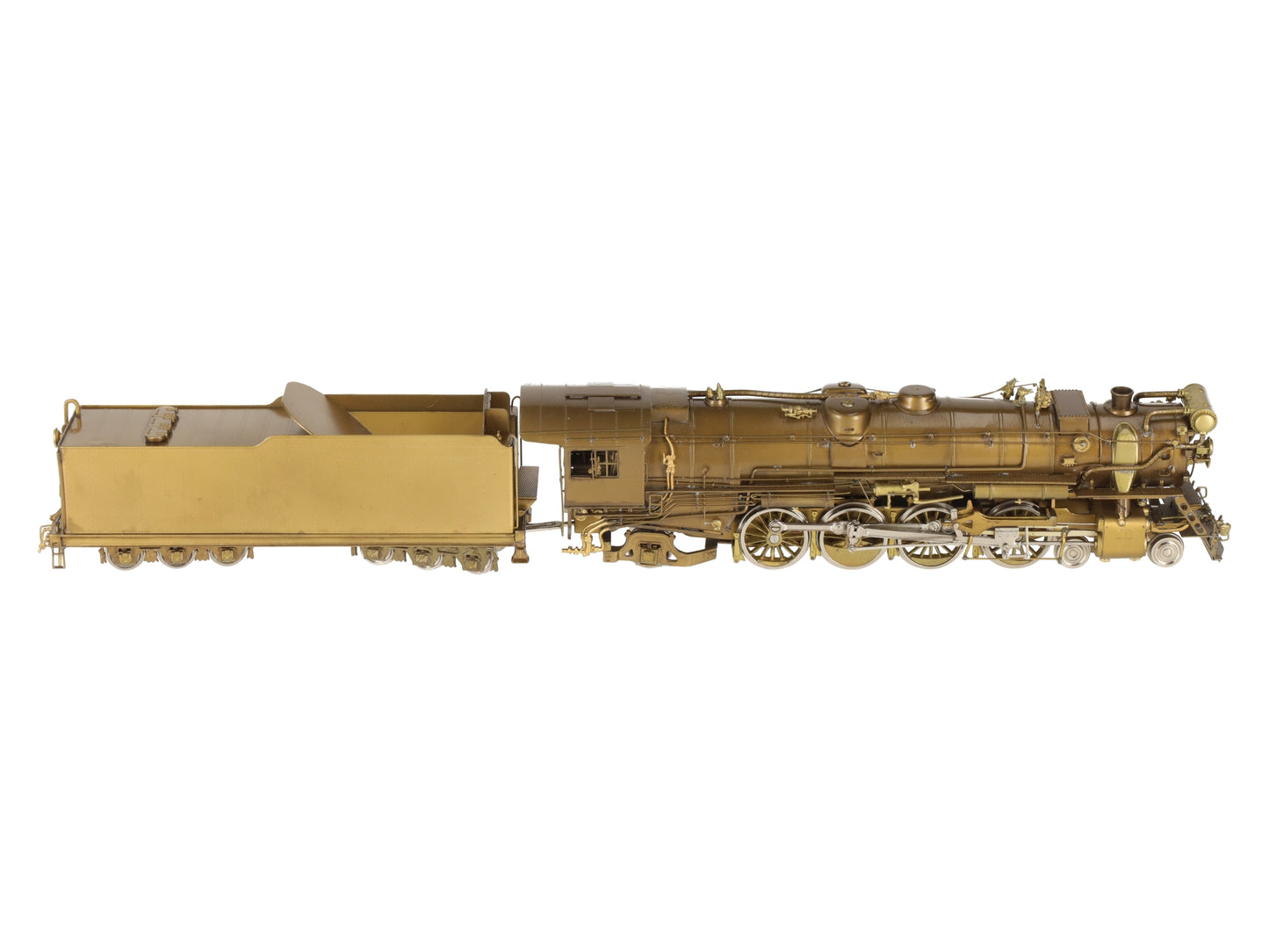 Custom NJ Brass ST-218 HO Scale BRASS NH Class R-3a 4-8-2 Steam Loco - unpainted EX/Box