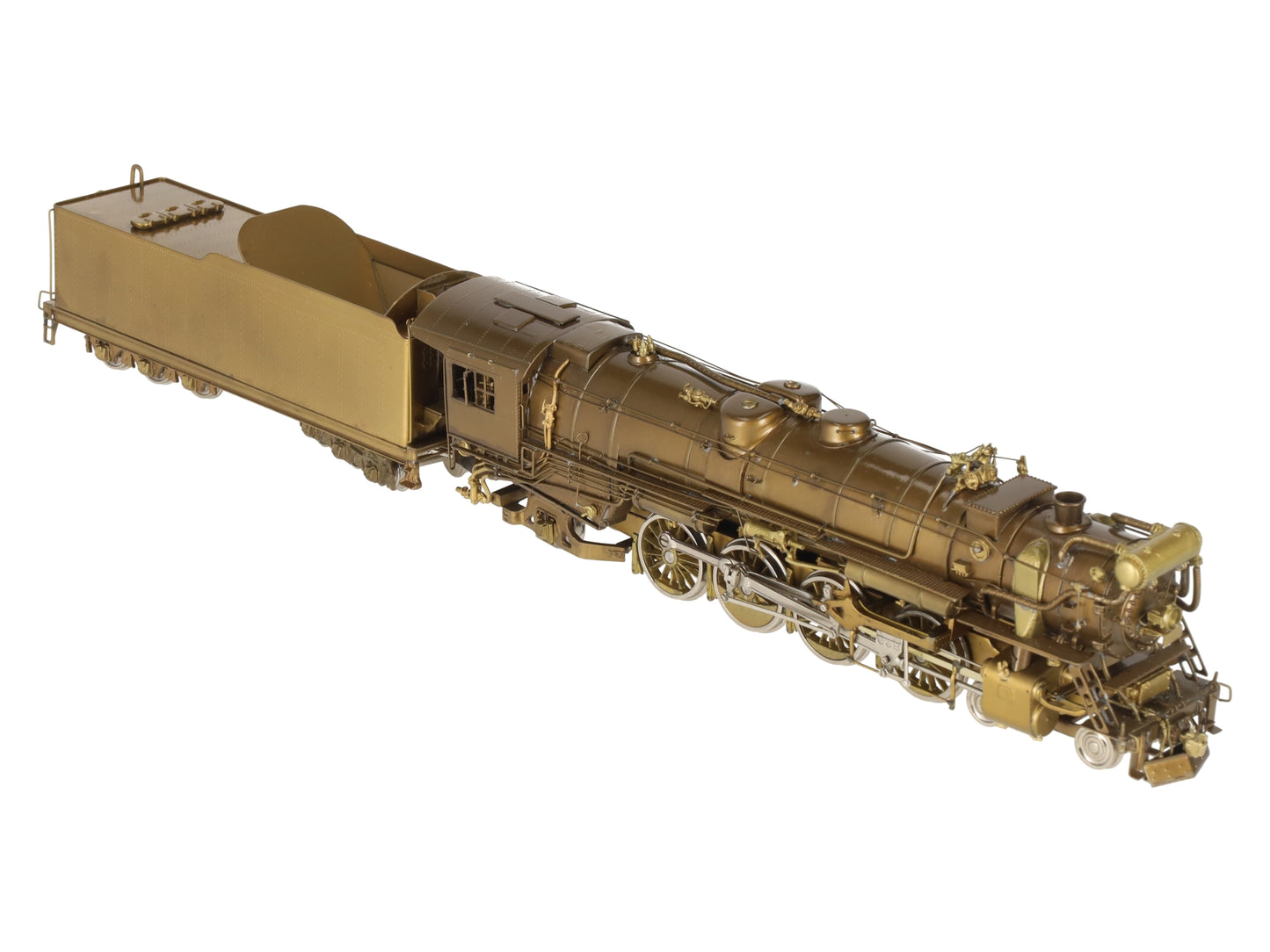 Custom NJ Brass ST-218 HO Scale BRASS NH Class R-3a 4-8-2 Steam Loco - unpainted EX/Box