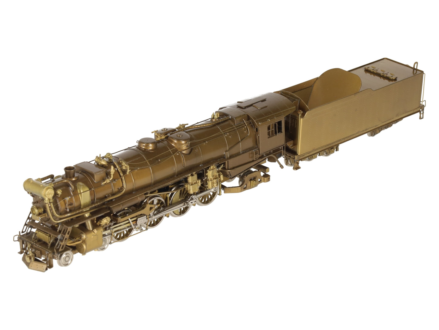 Custom NJ Brass ST-218 HO Scale BRASS NH Class R-3a 4-8-2 Steam Loco - unpainted EX/Box