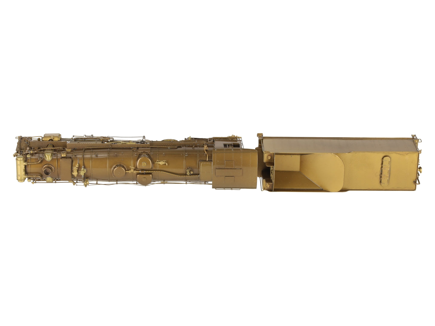 Custom NJ Brass ST-218 HO Scale BRASS NH Class R-3a 4-8-2 Steam Loco - unpainted EX/Box