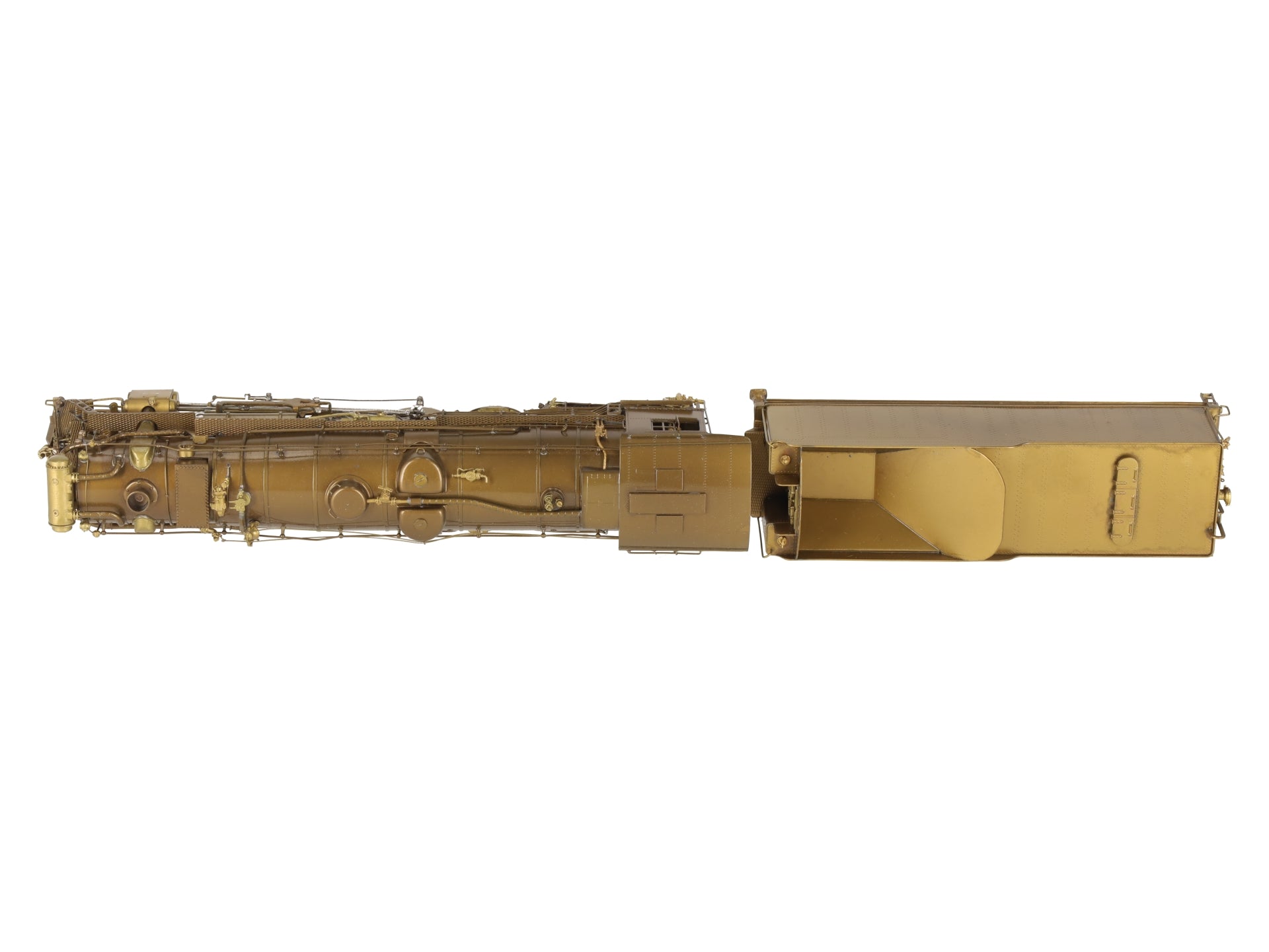 Custom NJ Brass ST-218 HO Scale BRASS NH Class R-3a 4-8-2 Steam Loco - unpainted EX/Box