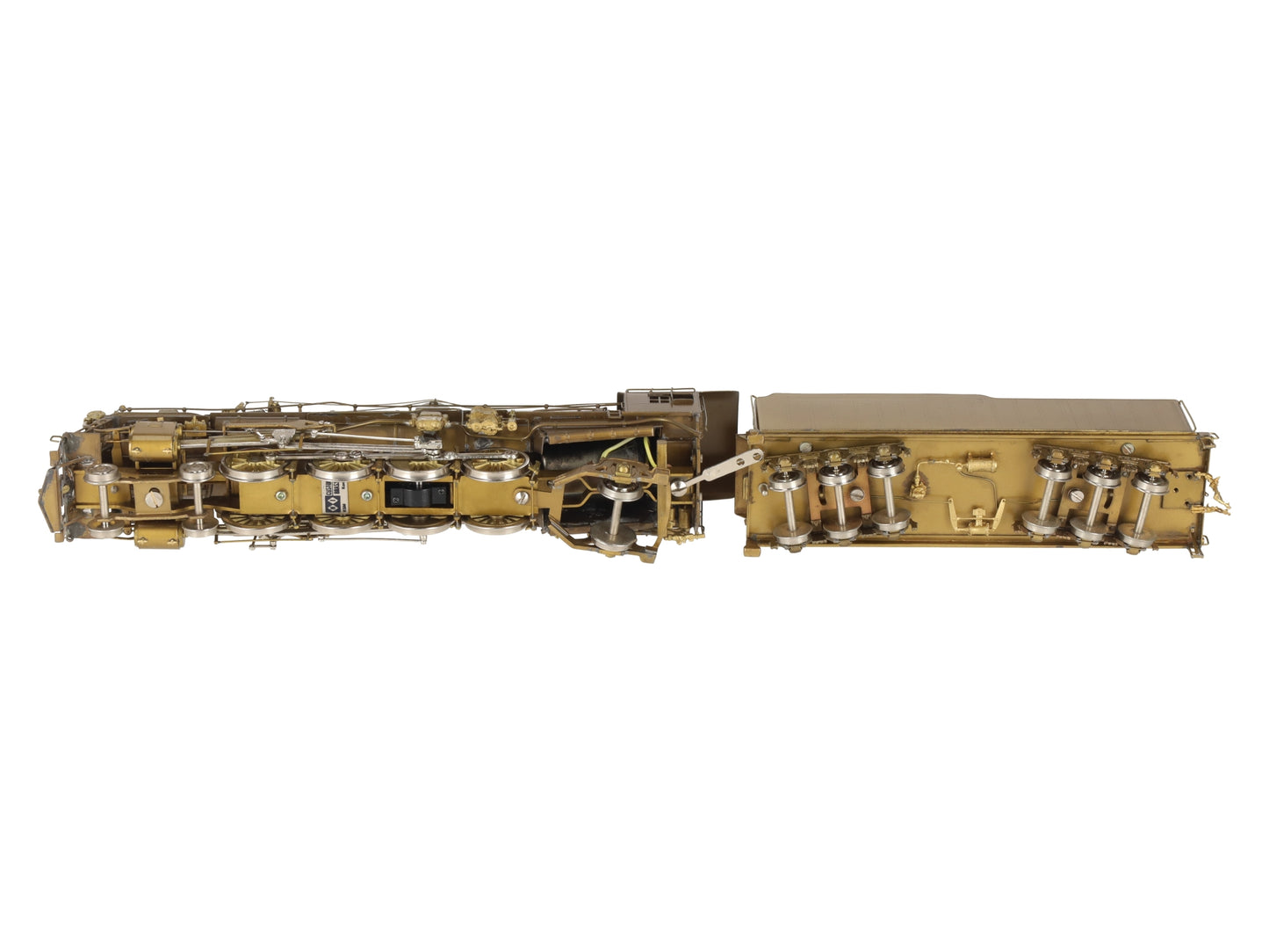 Custom NJ Brass ST-218 HO Scale BRASS NH Class R-3a 4-8-2 Steam Loco - unpainted EX/Box